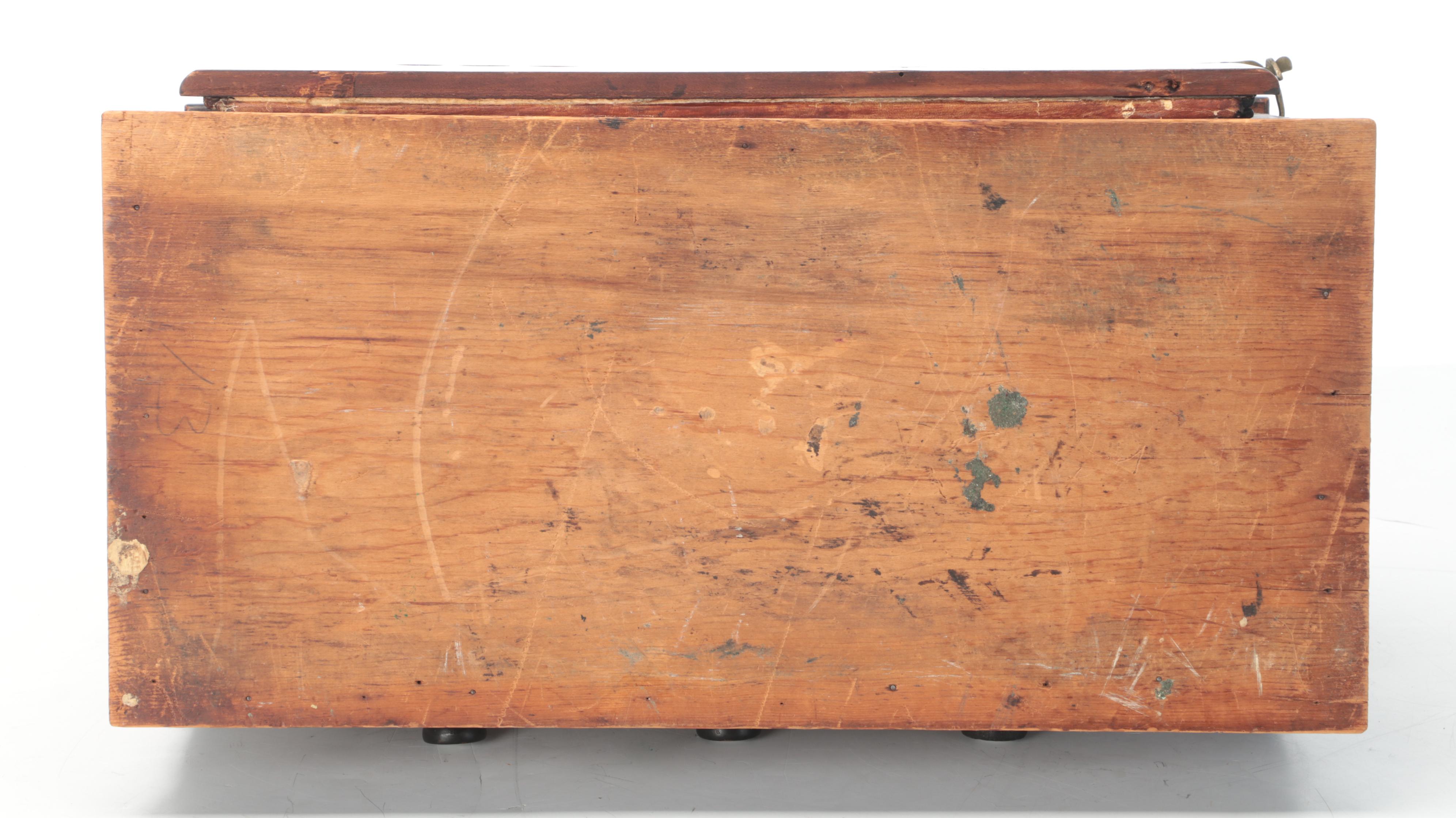 Wood Cased Harmonium Reed Organ, Late 19th/ Early 20th Century