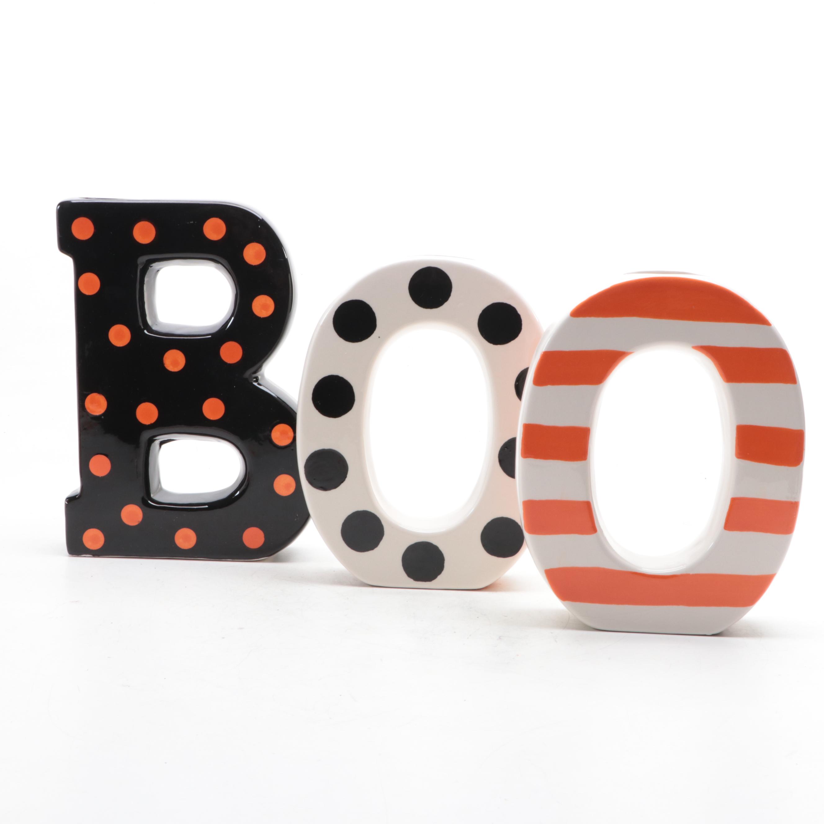 Light-Up Ghost, Transpac Ceramic BOO Letters and More Halloween Décor