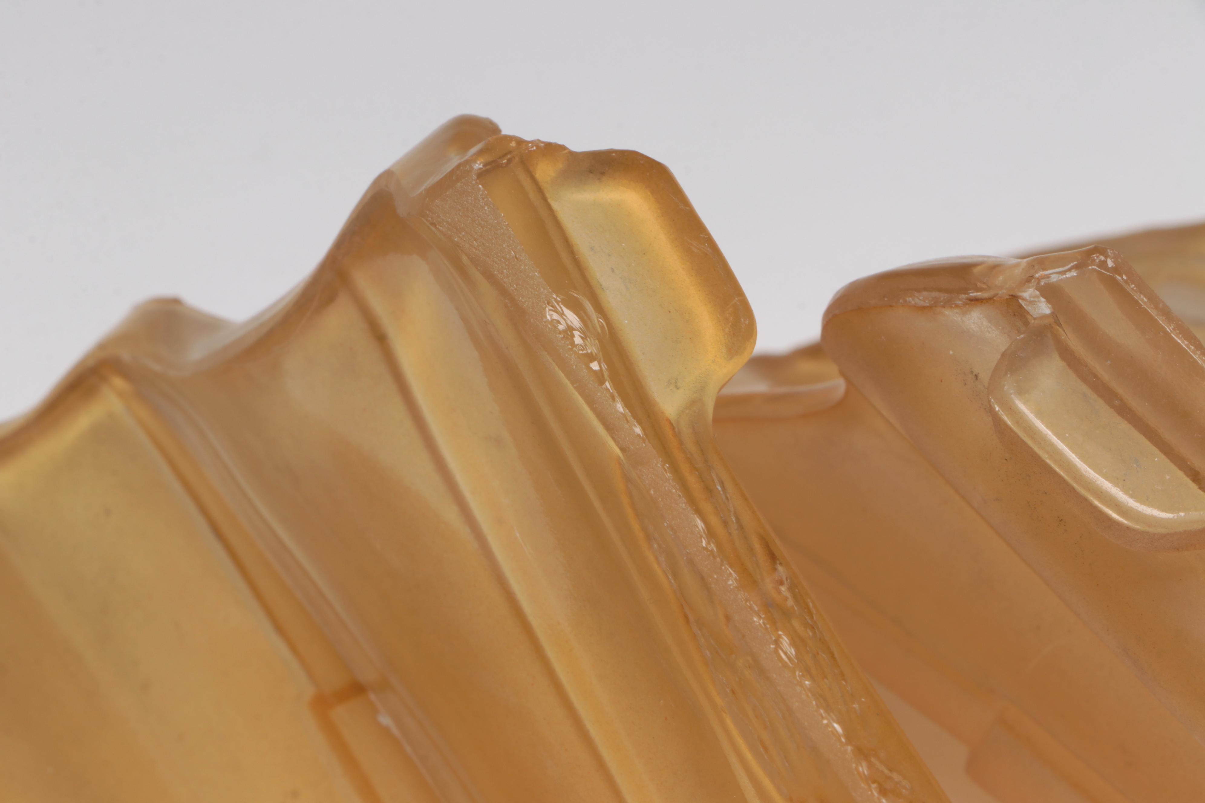 Art Deco Pressed Glass Light Shades