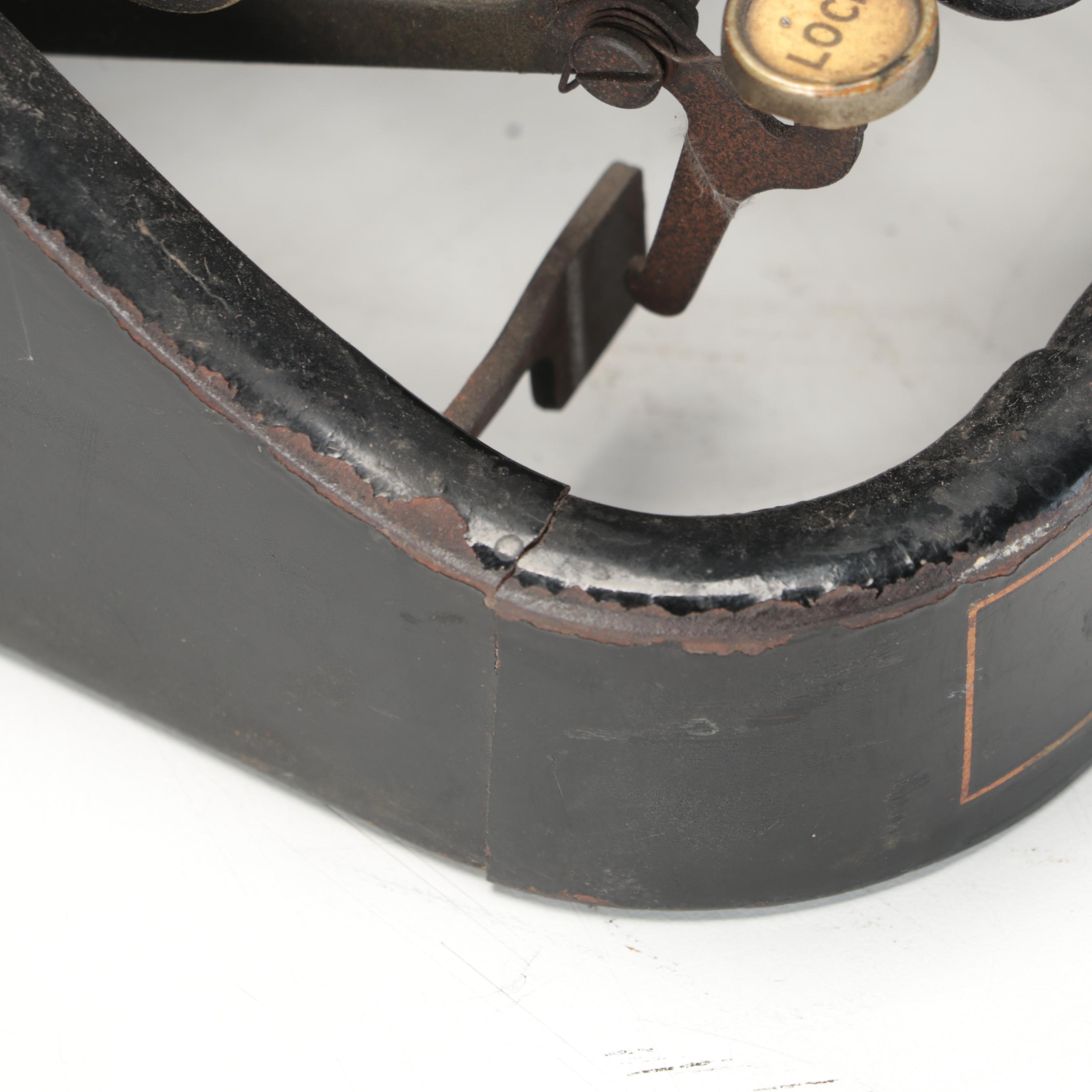 The Noiseless Typewriter Co. Cast Iron Typewriter, Early 20th Century