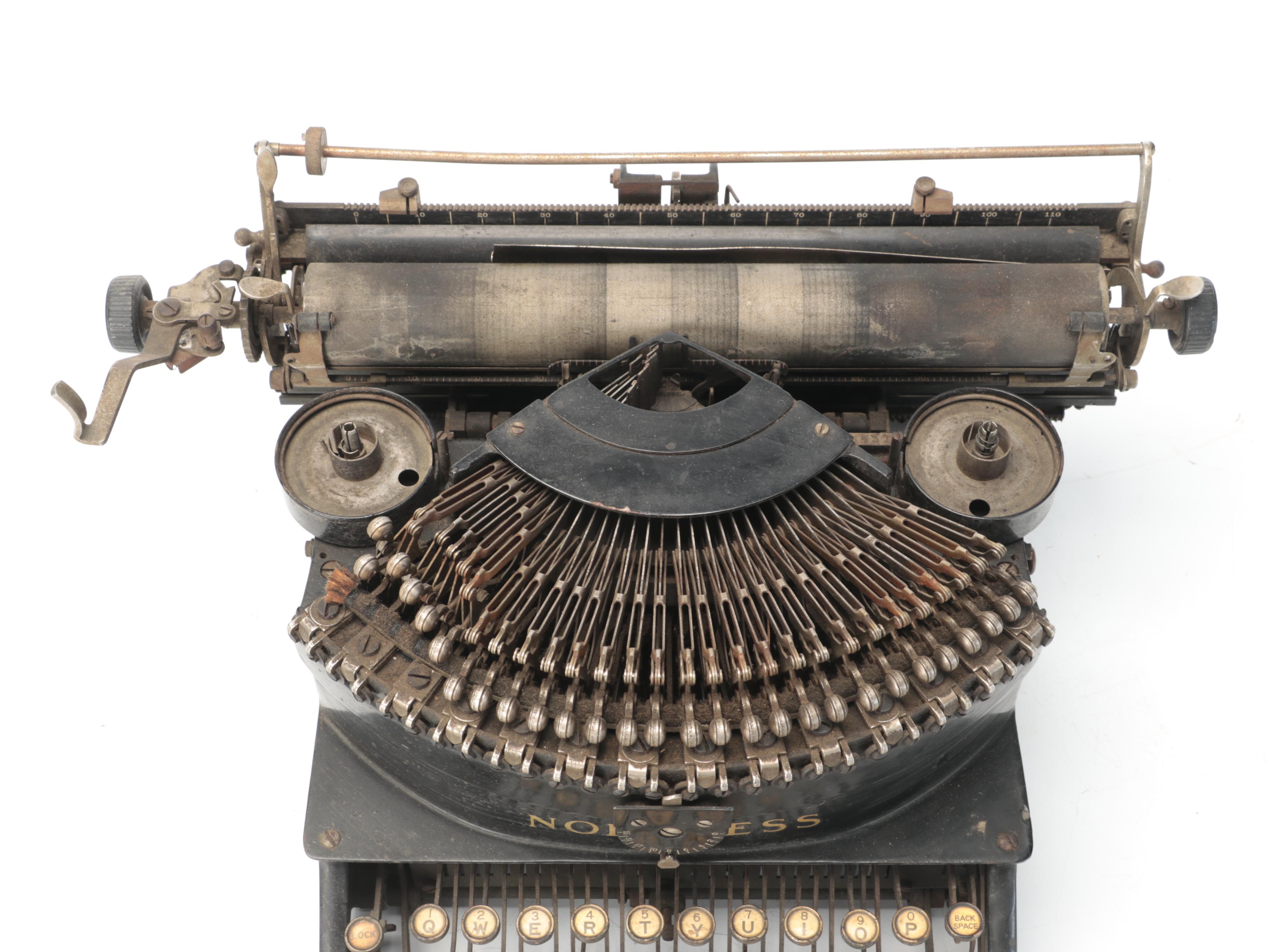 The Noiseless Typewriter Co. Cast Iron Typewriter, Early 20th Century