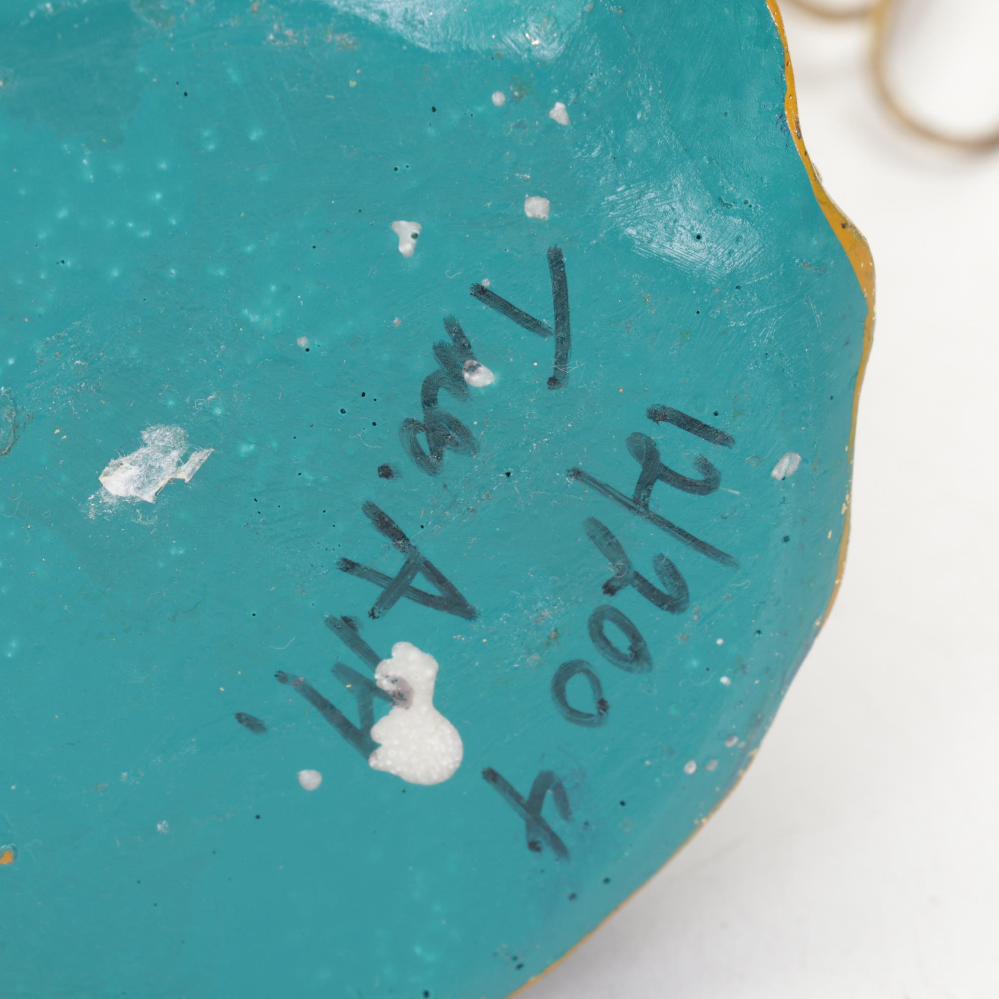 Philippine Handcrafted Tin Nativity Figures with Angel Tree Topper