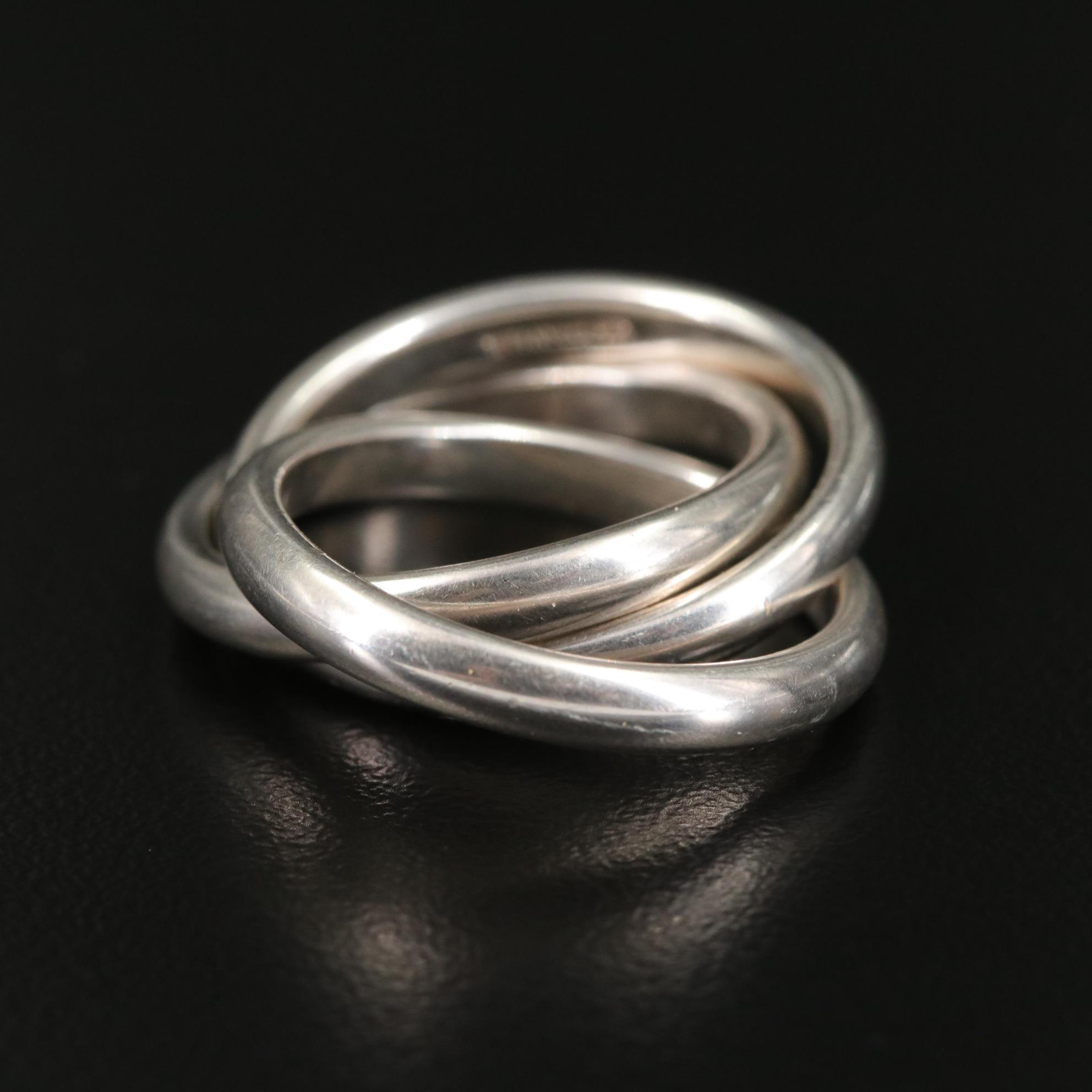 Tiffany & Co. Sterling Trinity Ring