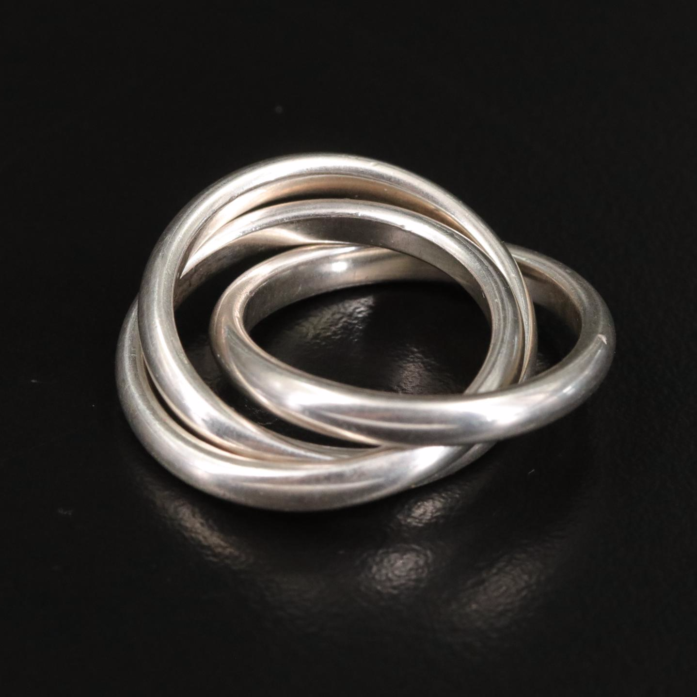 Tiffany & Co. Sterling Trinity Ring