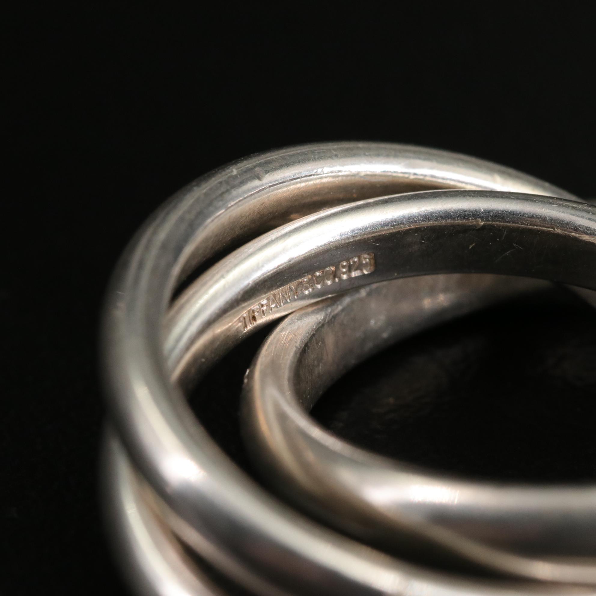 Tiffany & Co. Sterling Trinity Ring