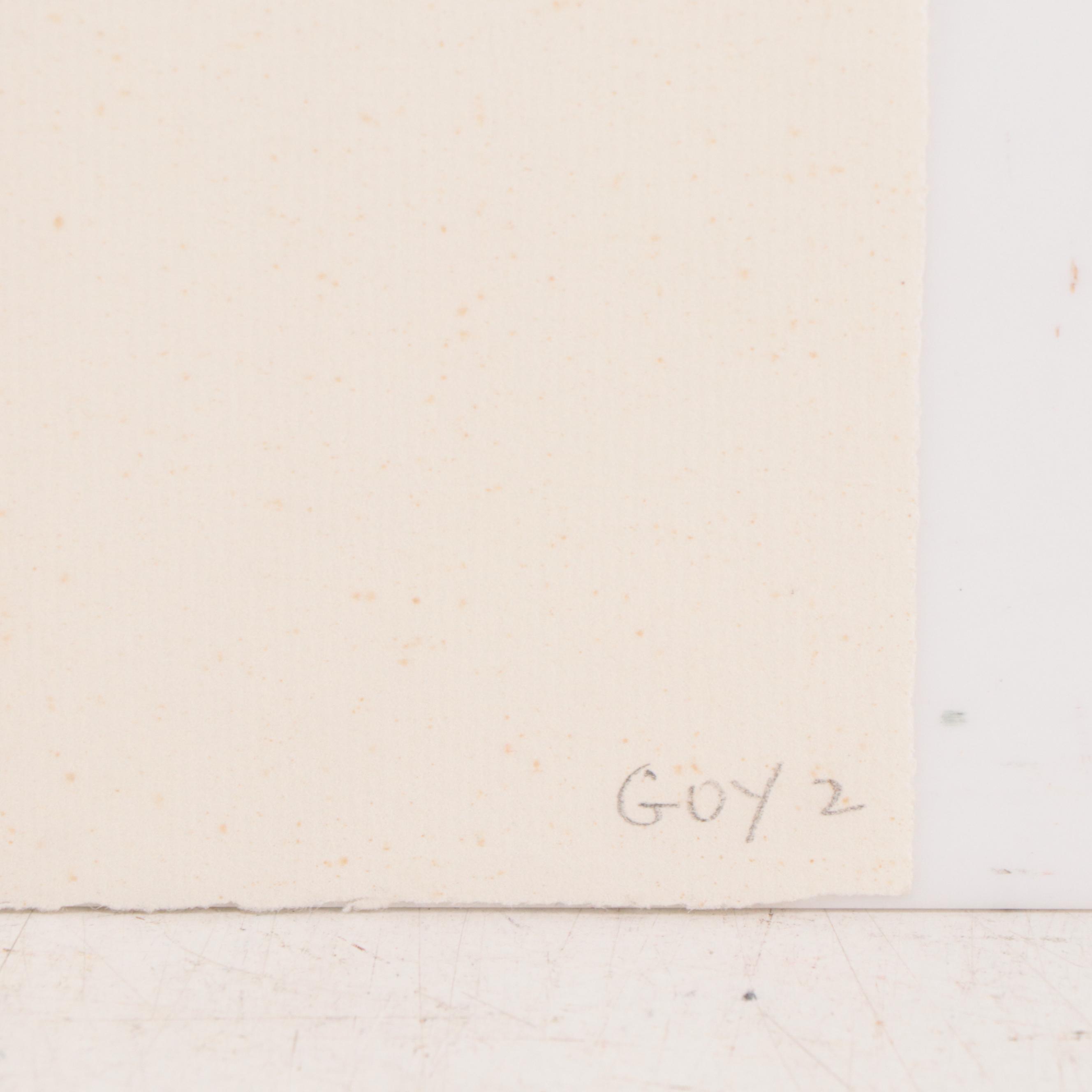 Francisco Goya Restrike Etching "The Little Prisoner," Circa 1867