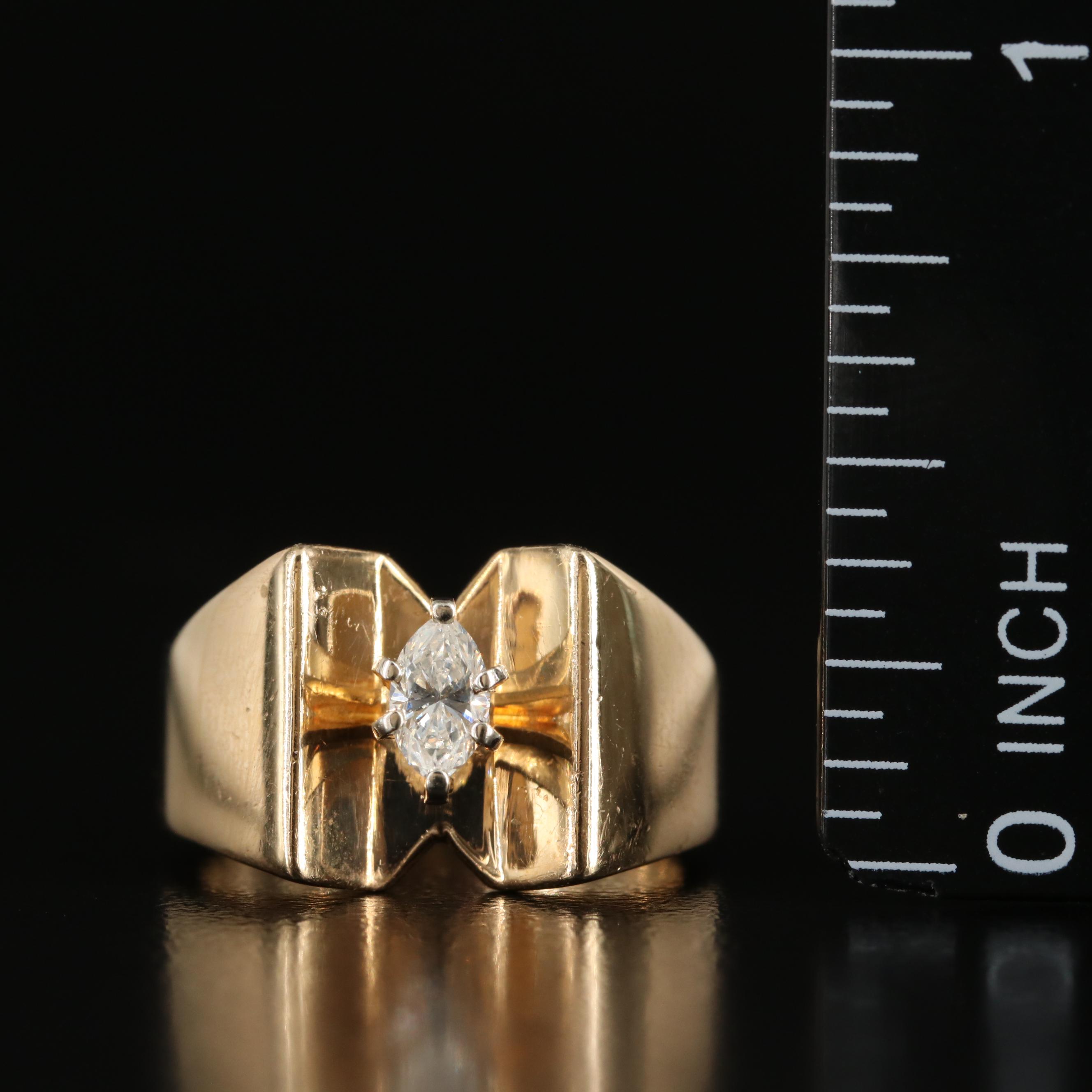 14K 0.20 CT Diamond Ring