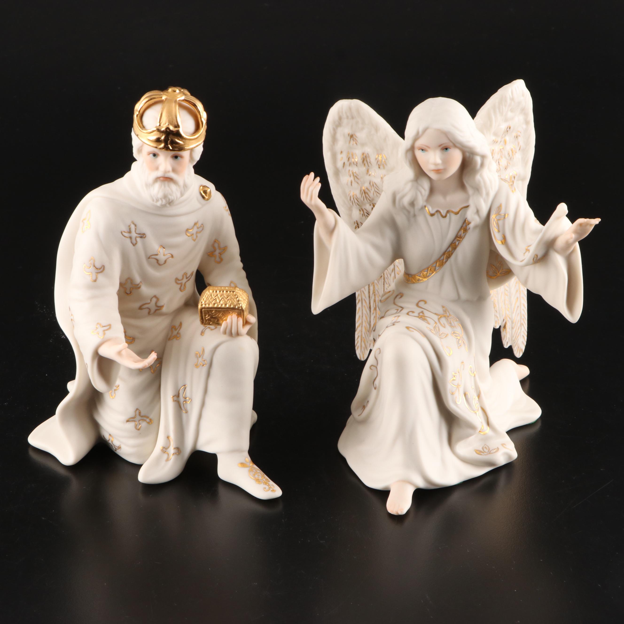 Cybis Porcelain Nativity Figures, 1980s