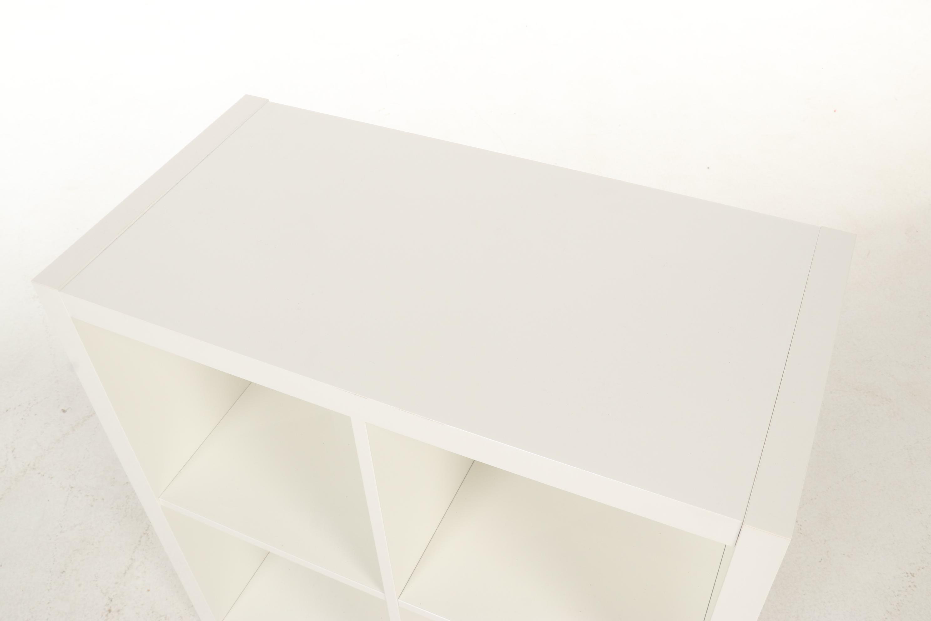 White Laminate Cubicle Shelf