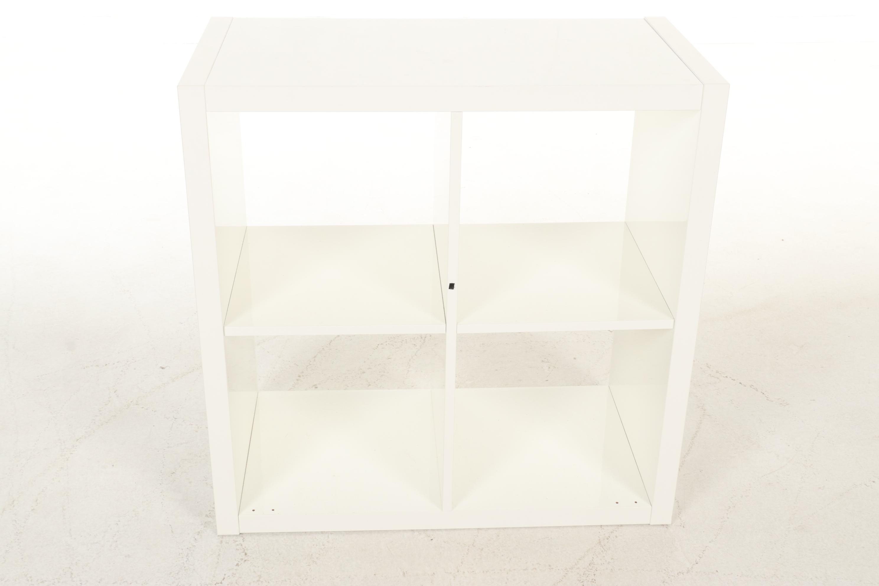 White Laminate Cubicle Shelf