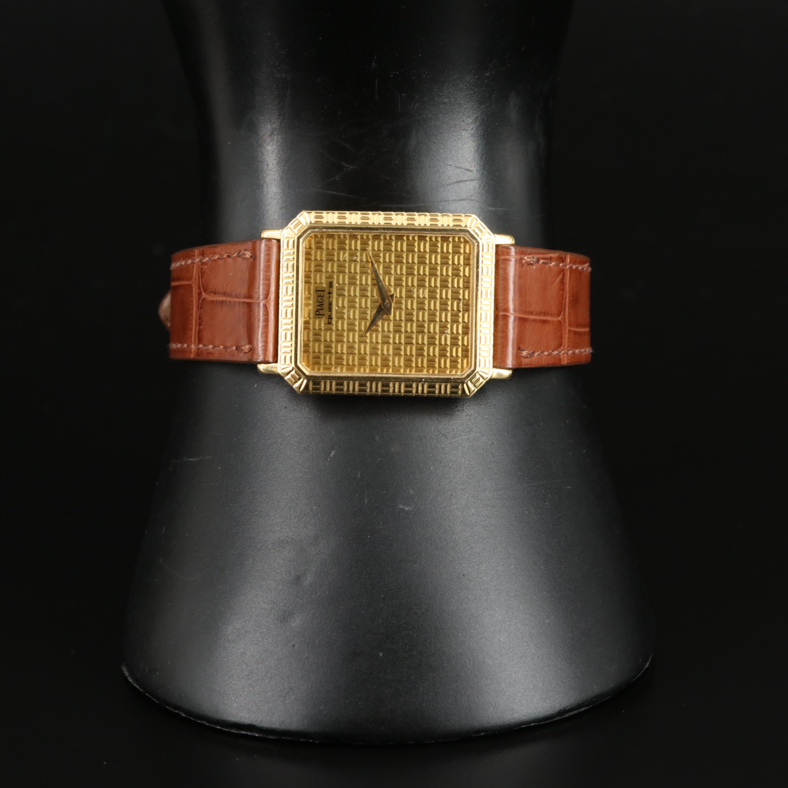 18K Piaget Quartz Dress Watch