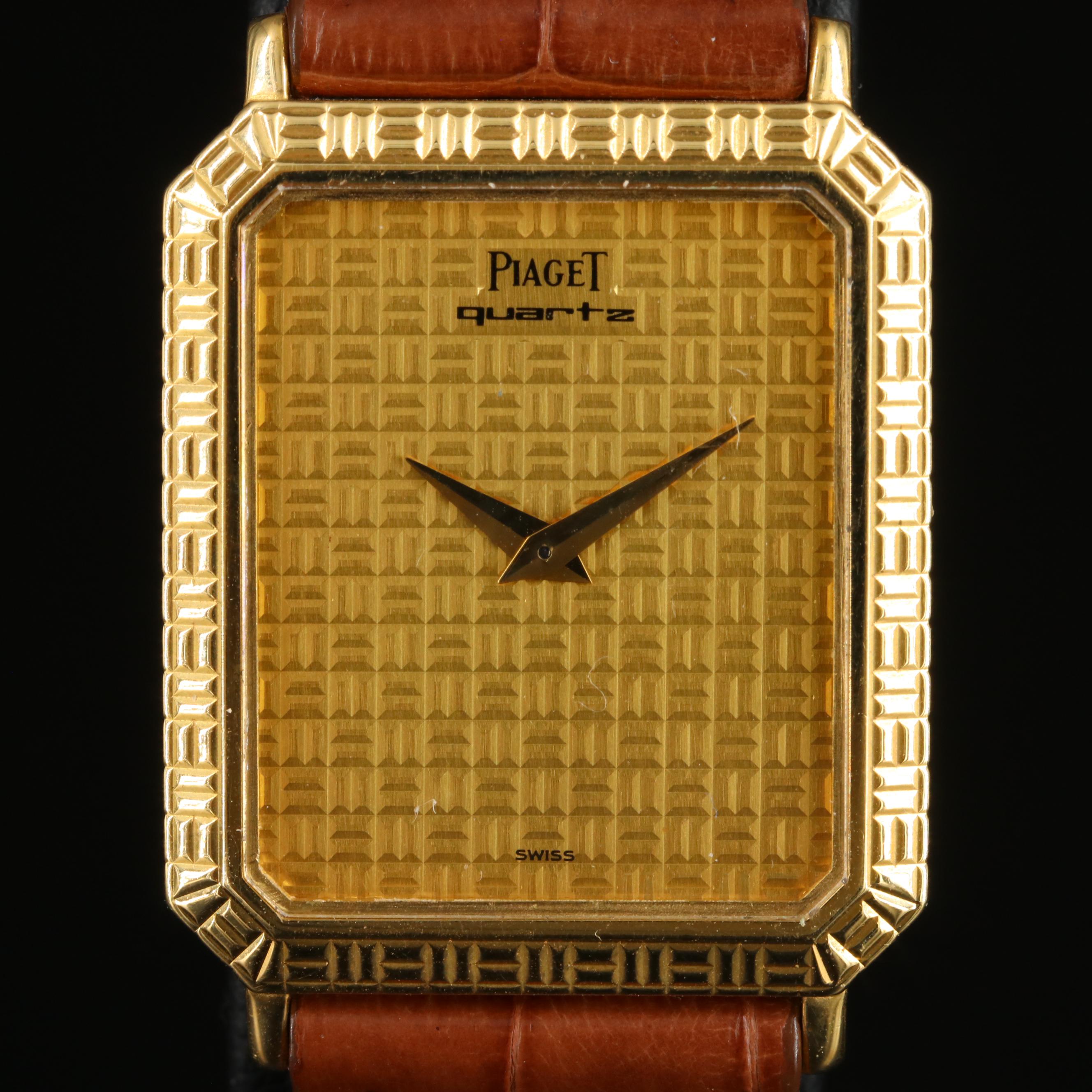 18K Piaget Quartz Dress Watch