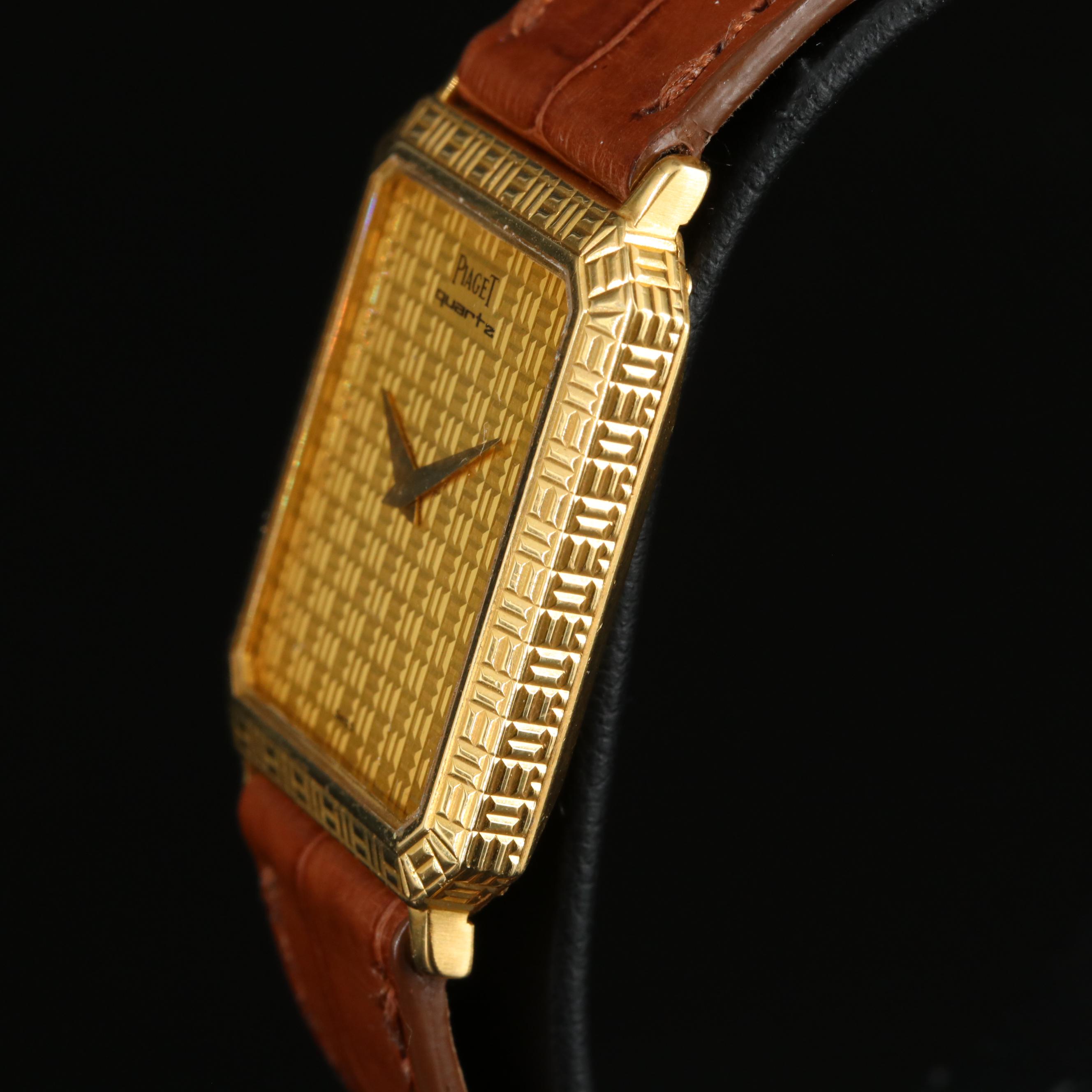 18K Piaget Quartz Dress Watch