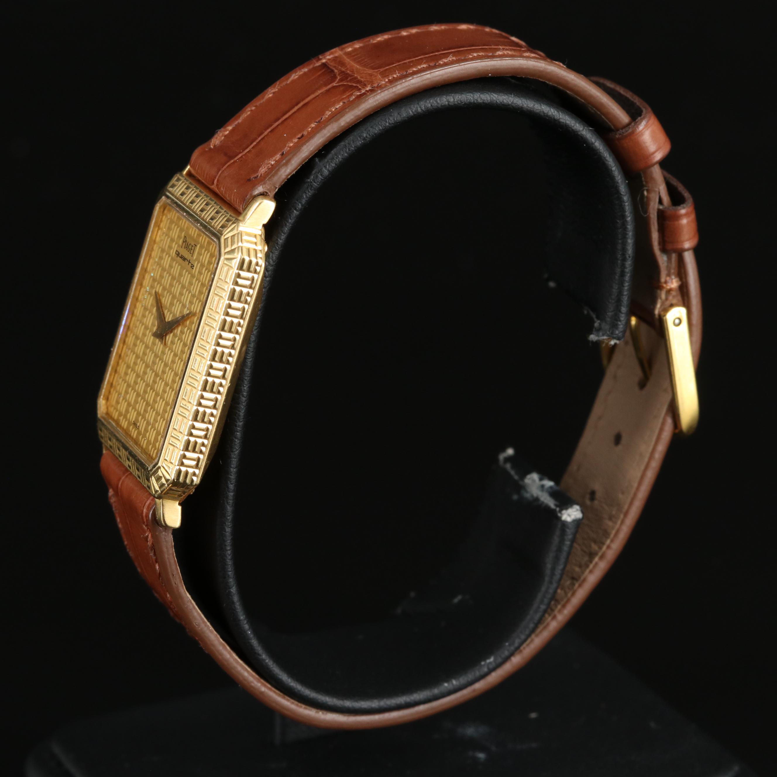 18K Piaget Quartz Dress Watch