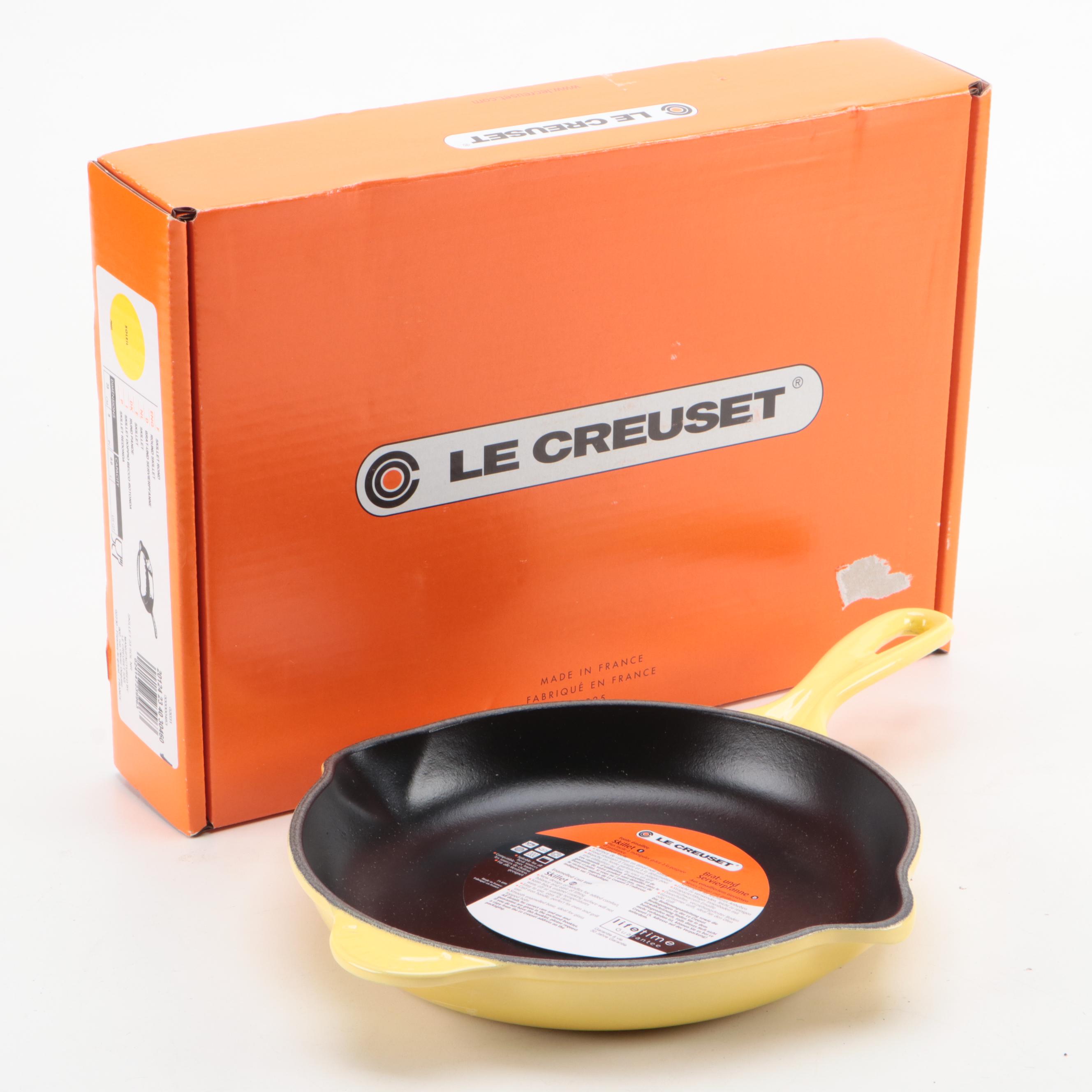 Le Creuset Soleil 9" Round Enameled Cast Iron Skillet