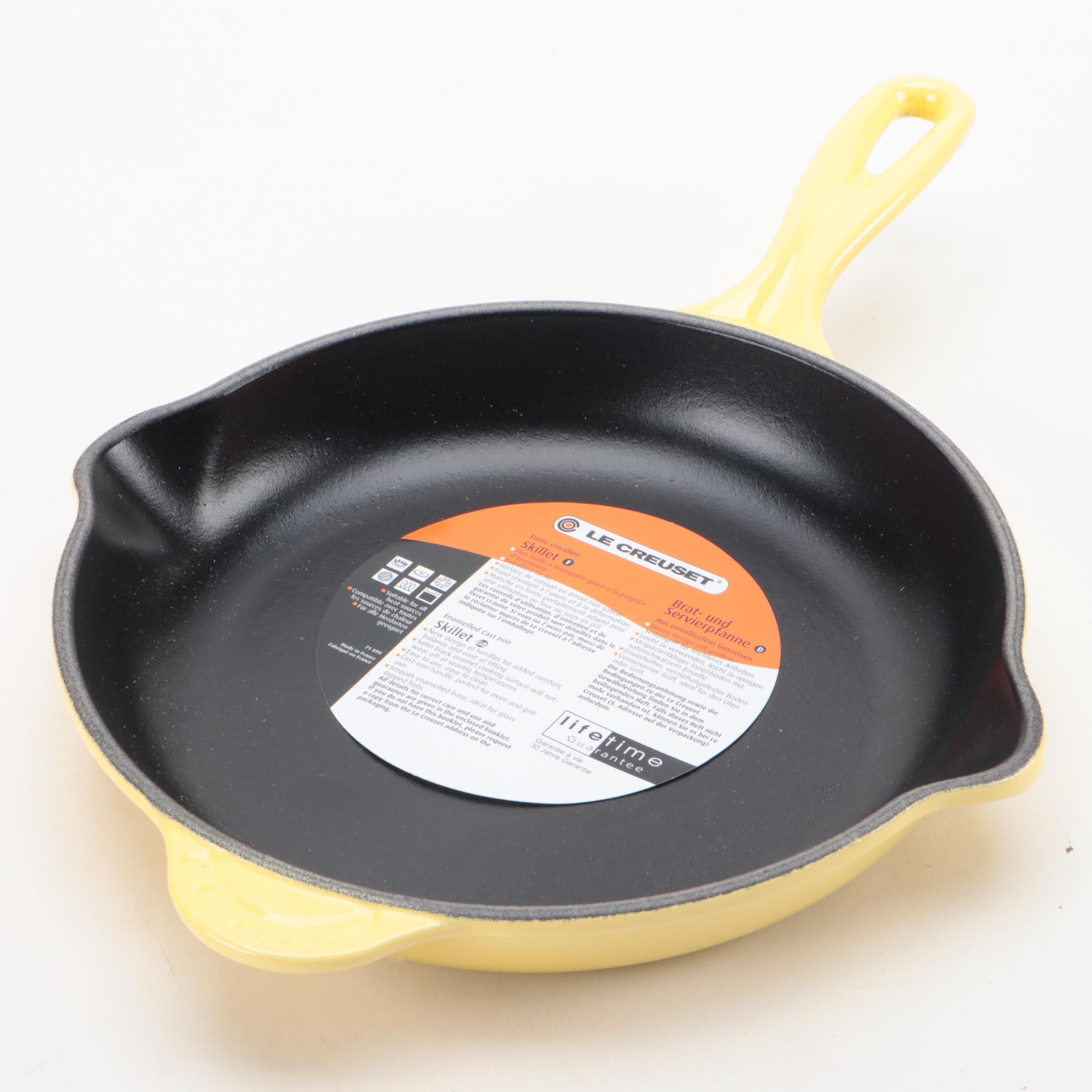 Le Creuset Soleil 9" Round Enameled Cast Iron Skillet