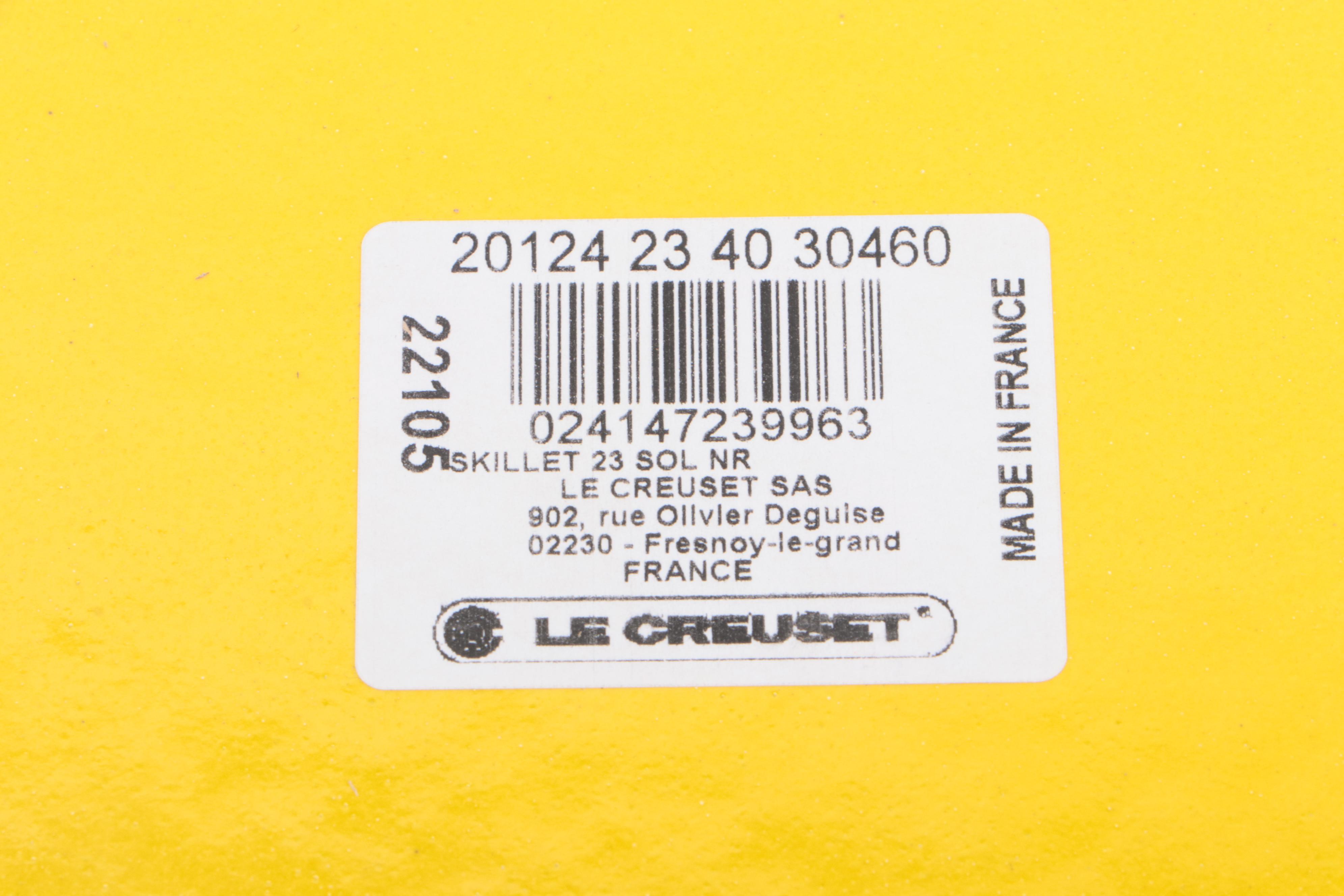 Le Creuset Soleil 9" Round Enameled Cast Iron Skillet