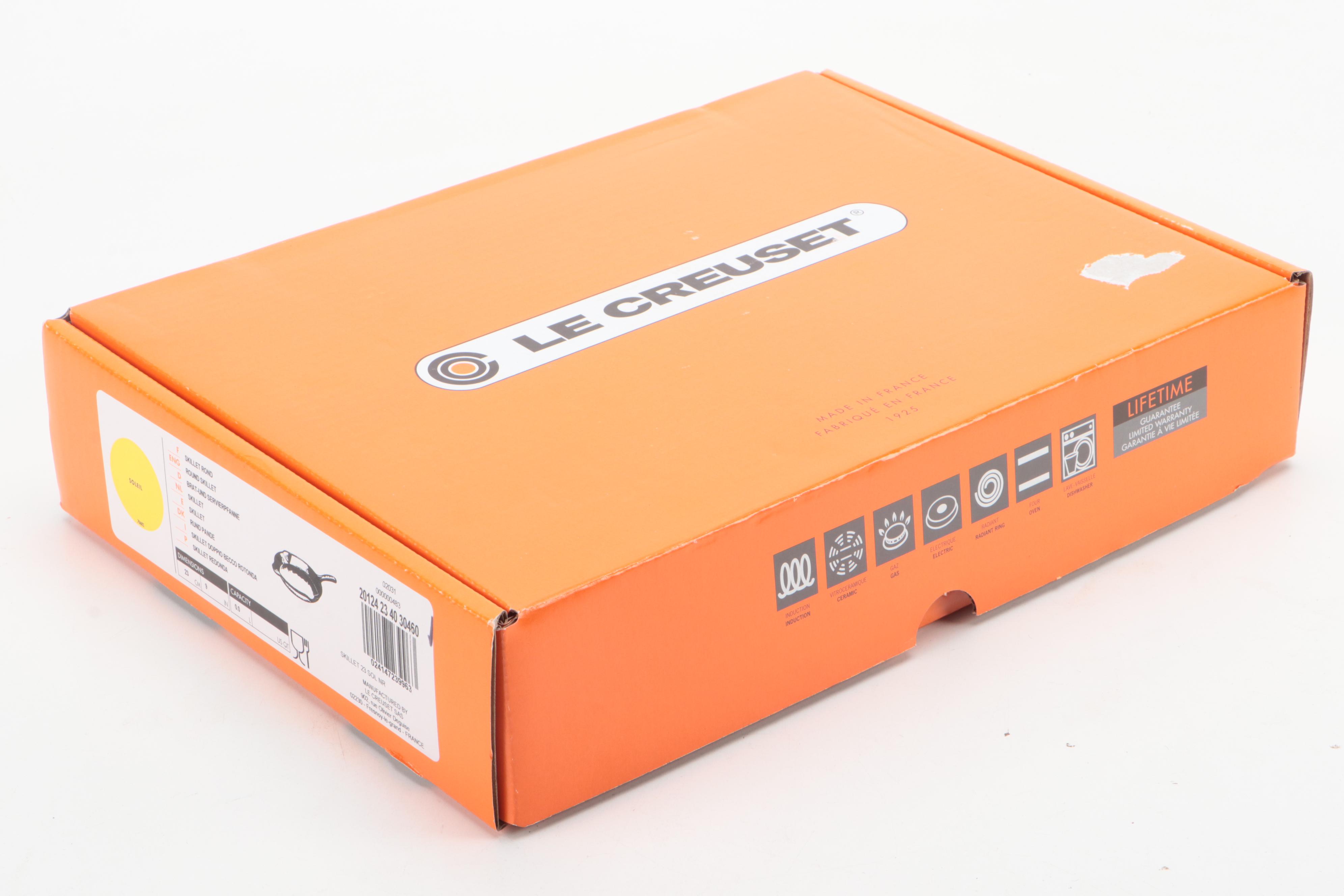 Le Creuset Soleil 9" Round Enameled Cast Iron Skillet