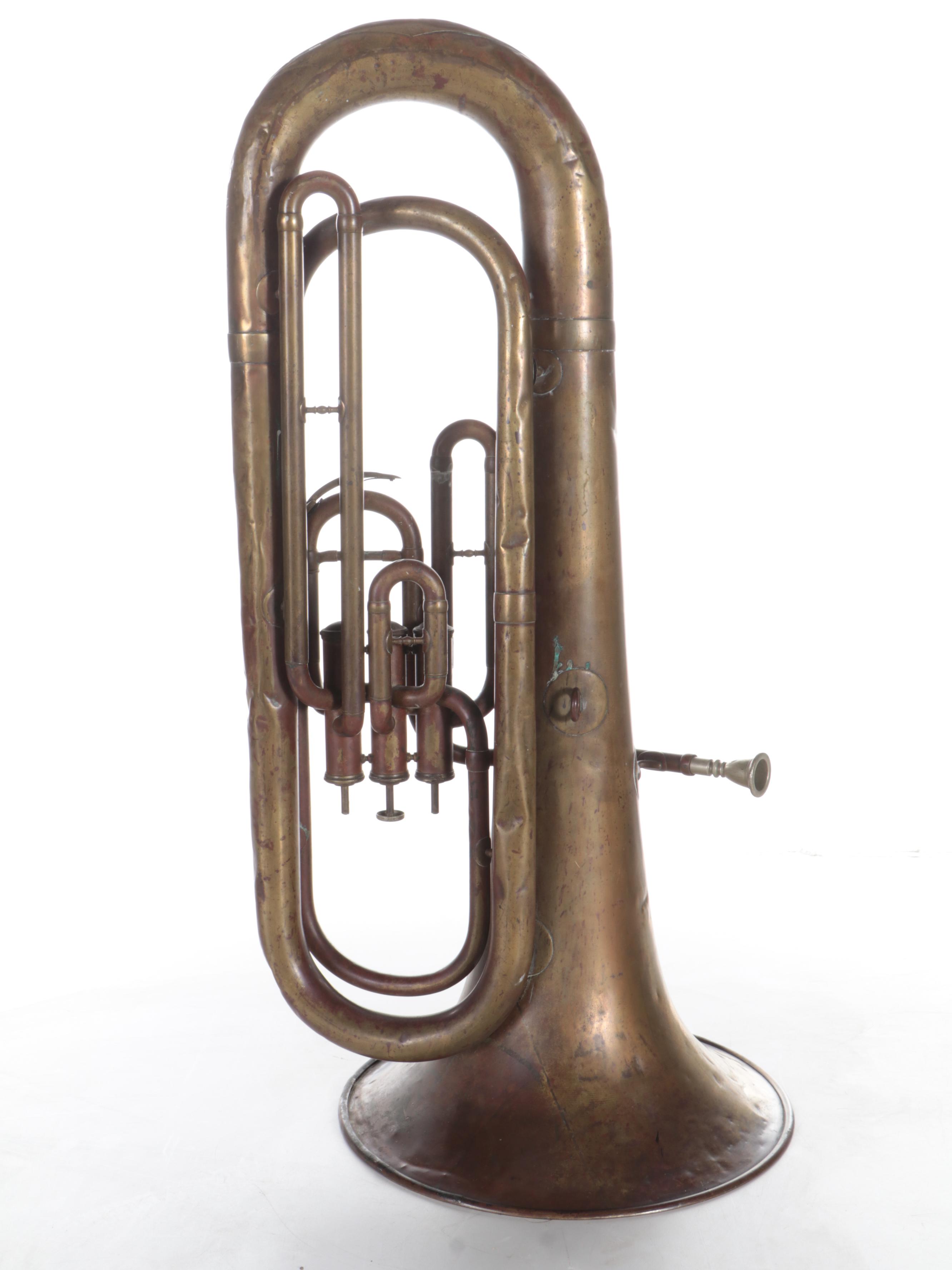 Wurlitzer Brass Eb Tuba, Late 19th Century