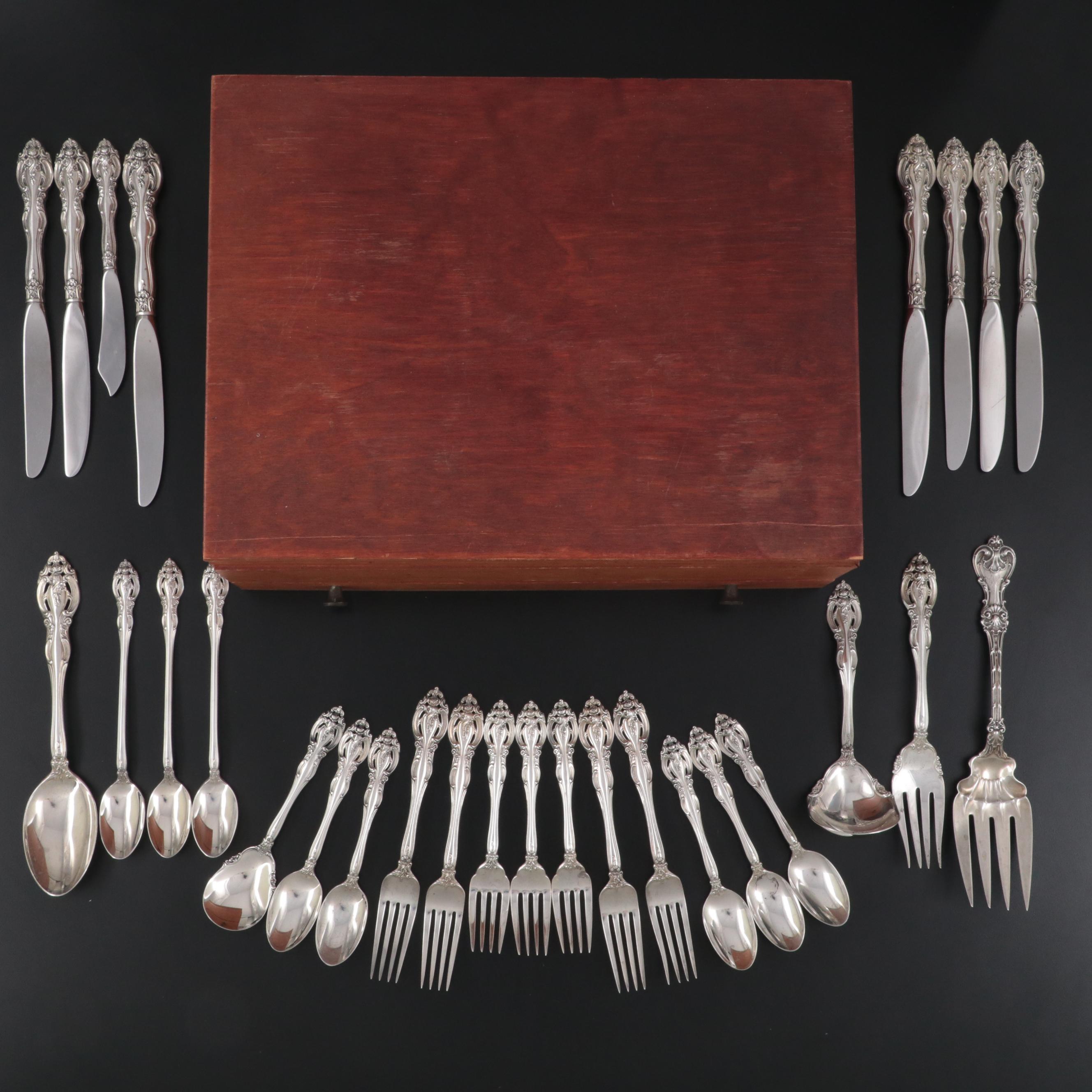 Gorham "La Scala" Sterling Silver Flatware, Mid to Late 20th Century