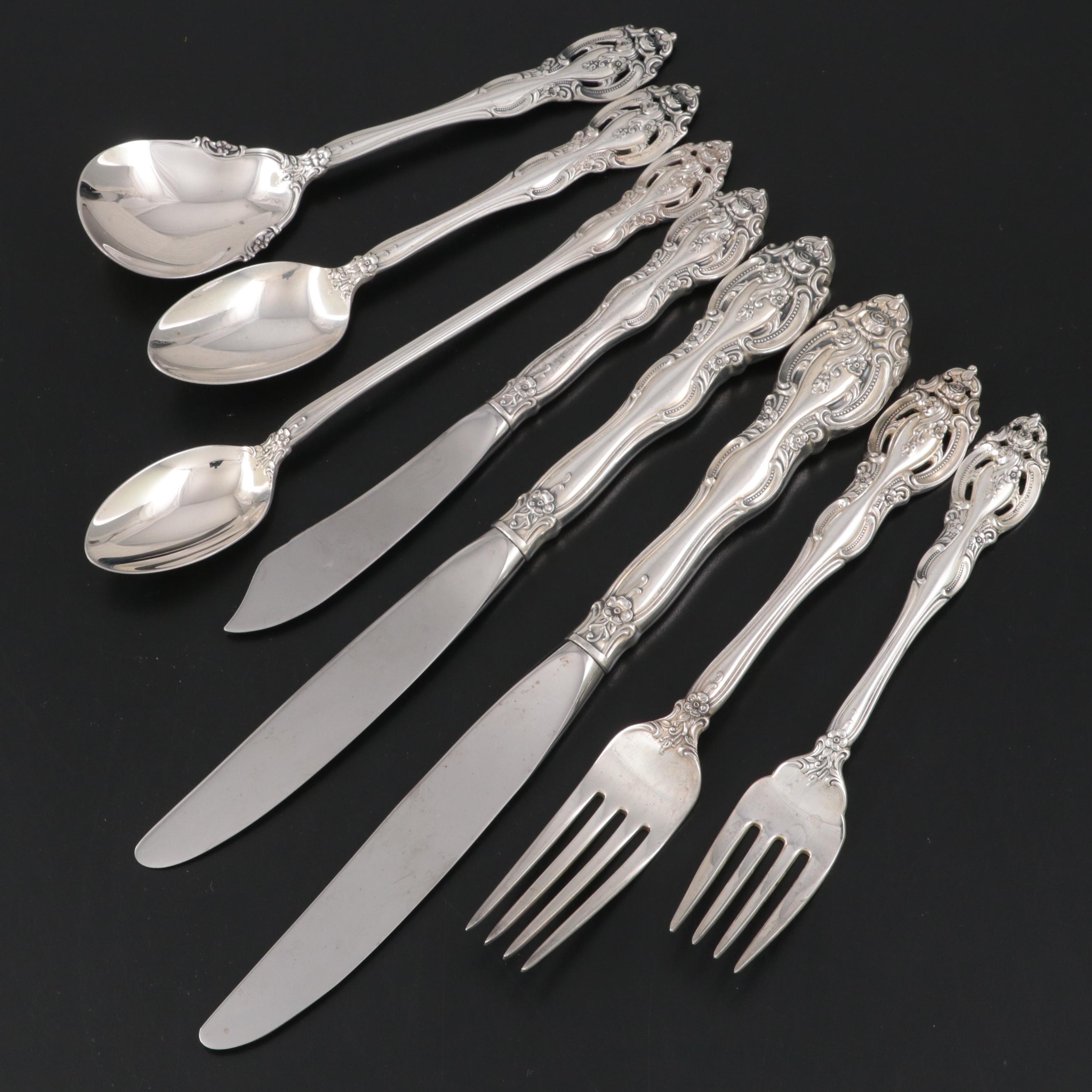 Gorham "La Scala" Sterling Silver Flatware, Mid to Late 20th Century