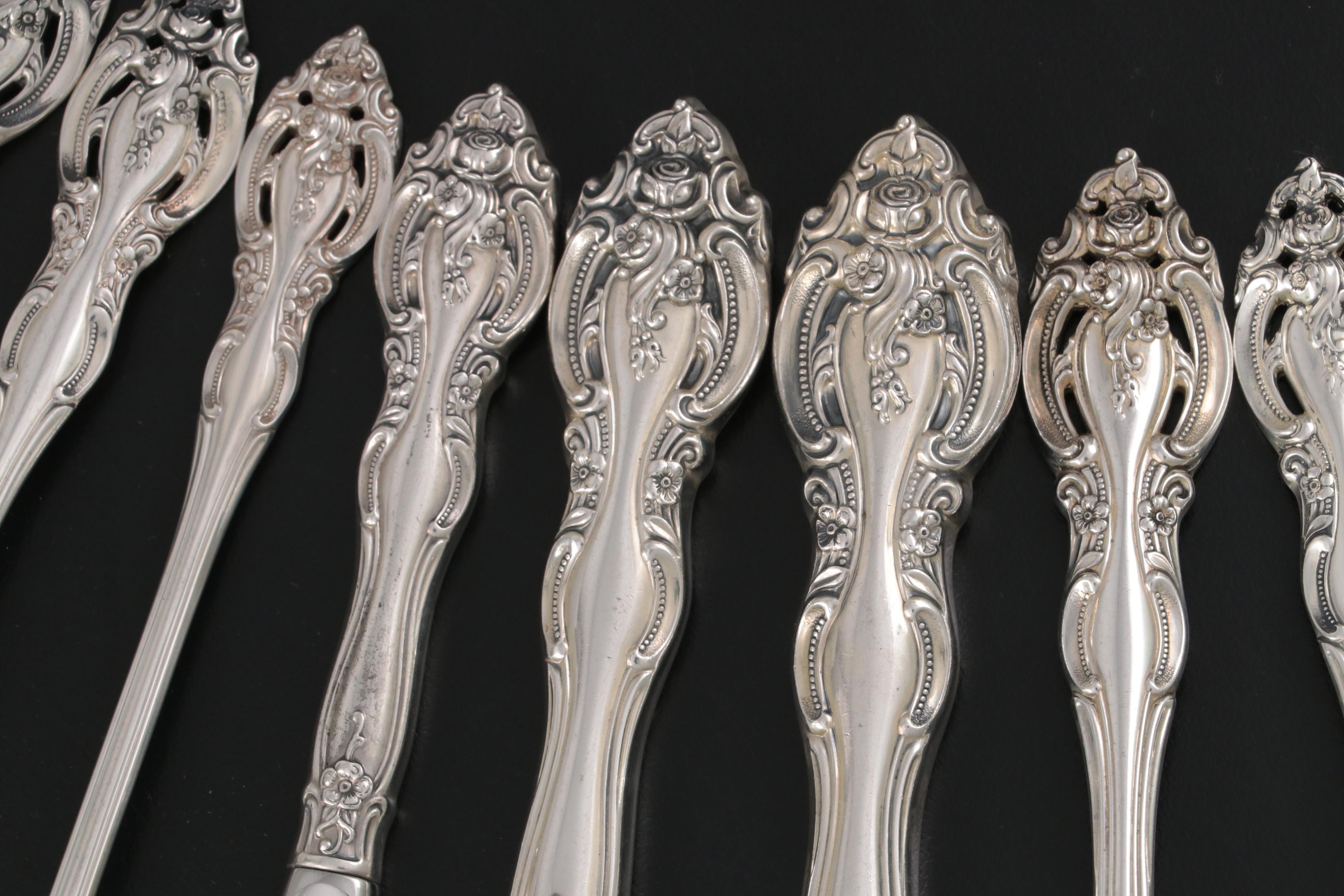 Gorham "La Scala" Sterling Silver Flatware, Mid to Late 20th Century