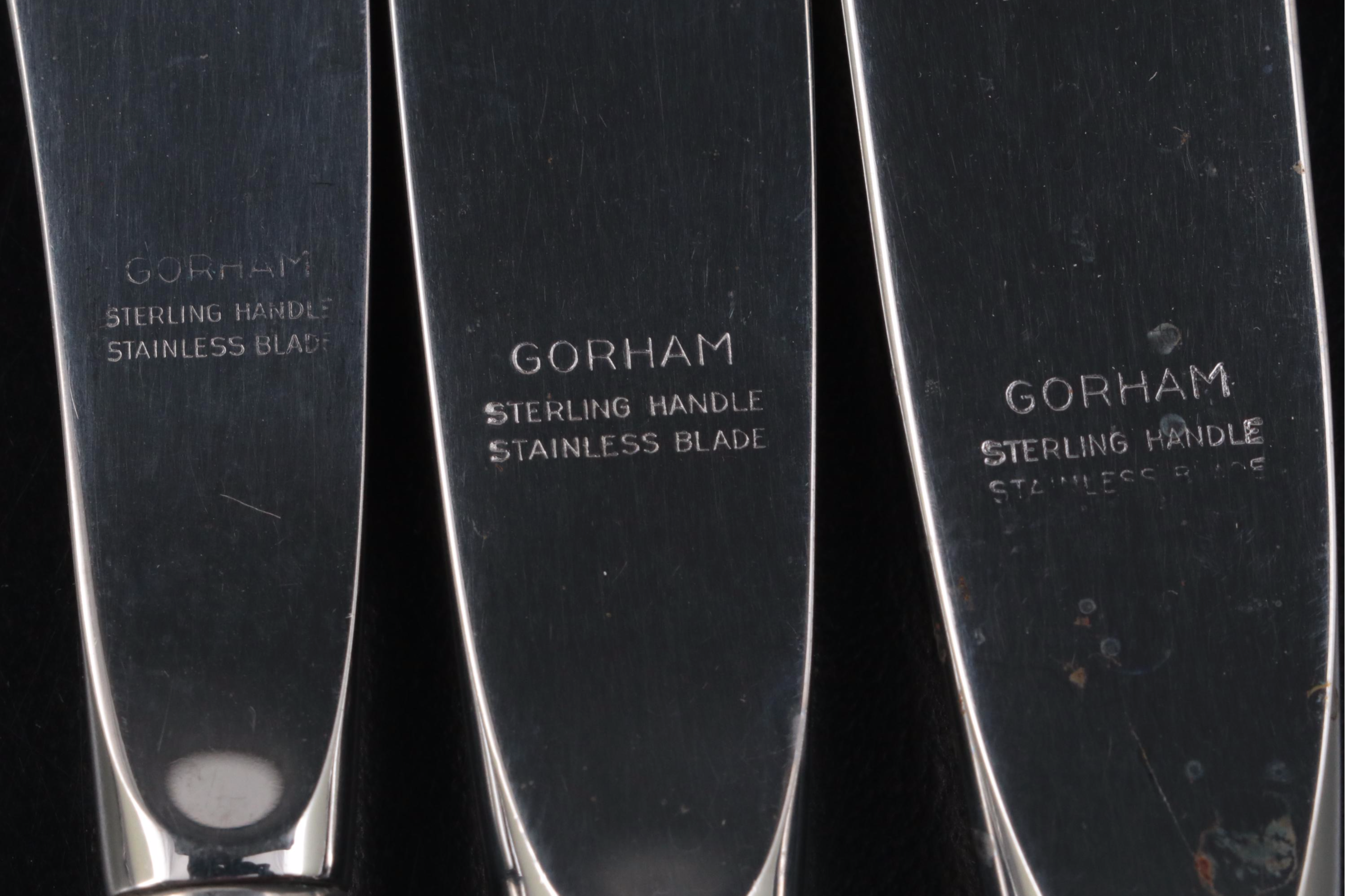 Gorham "La Scala" Sterling Silver Flatware, Mid to Late 20th Century
