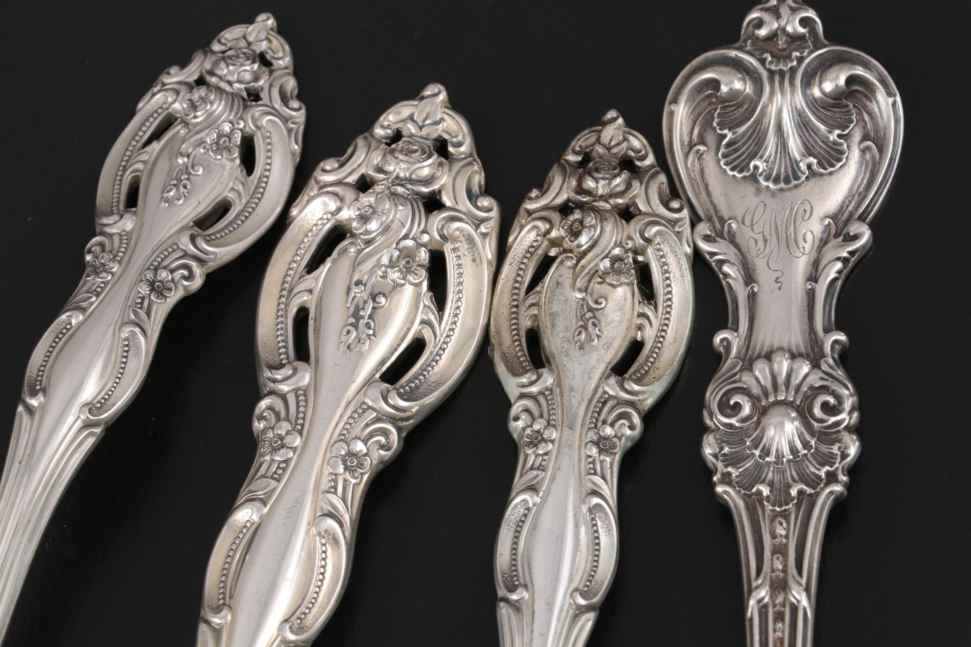 Gorham "La Scala" Sterling Silver Flatware, Mid to Late 20th Century