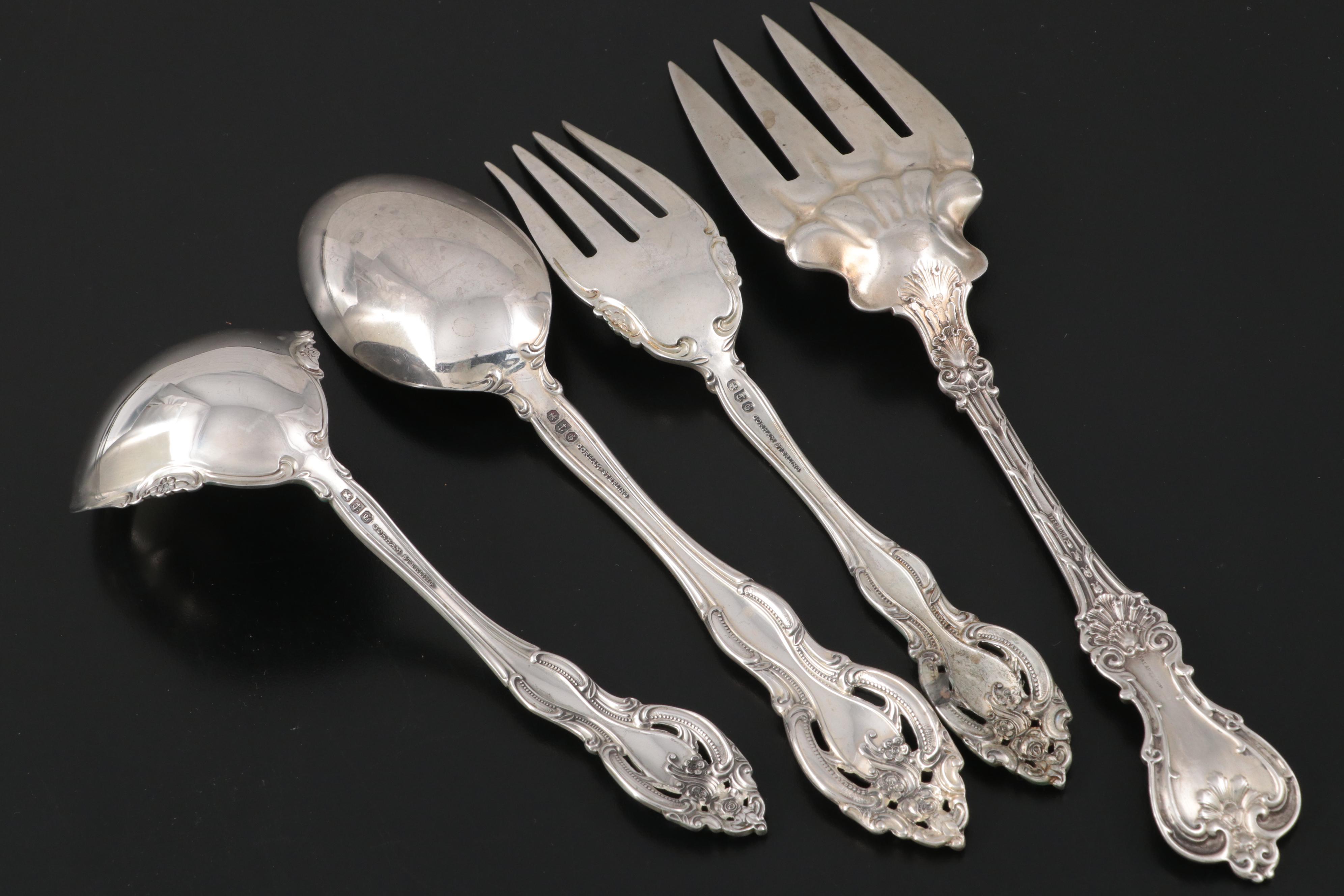 Gorham "La Scala" Sterling Silver Flatware, Mid to Late 20th Century