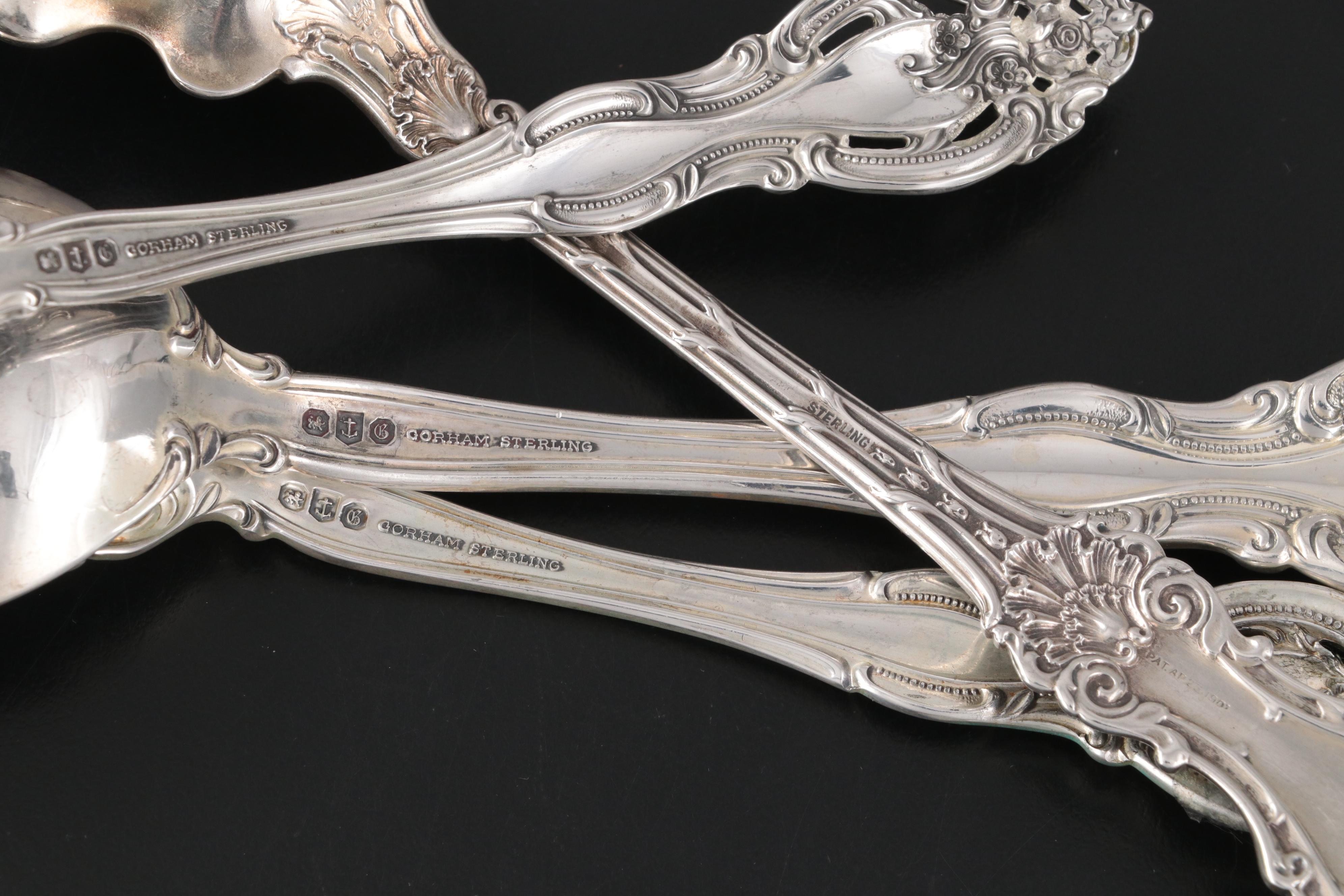 Gorham "La Scala" Sterling Silver Flatware, Mid to Late 20th Century