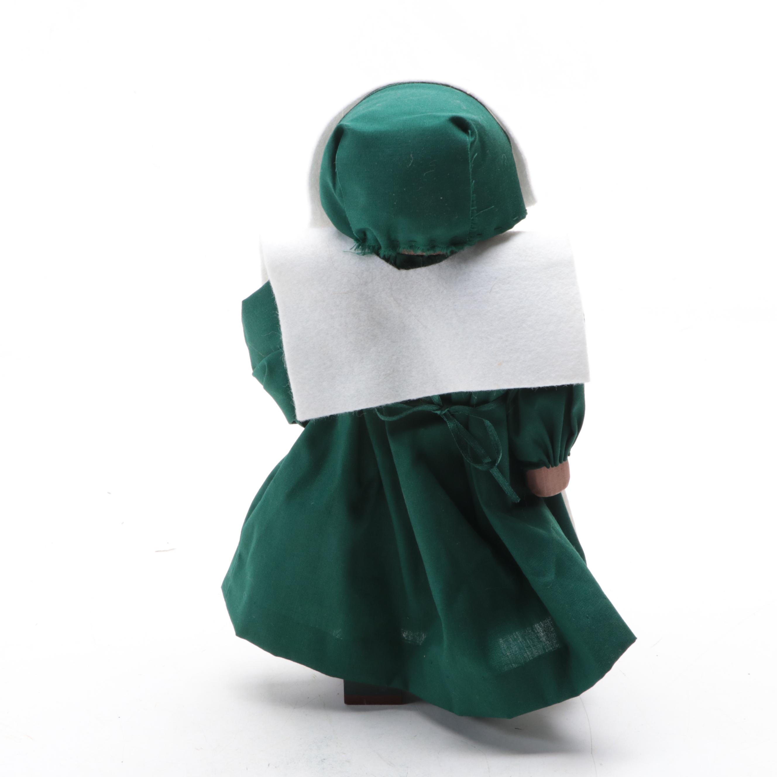 Wooden Turkeys, Ceramic Serving Dish with Other Thanksgiving Table Décor