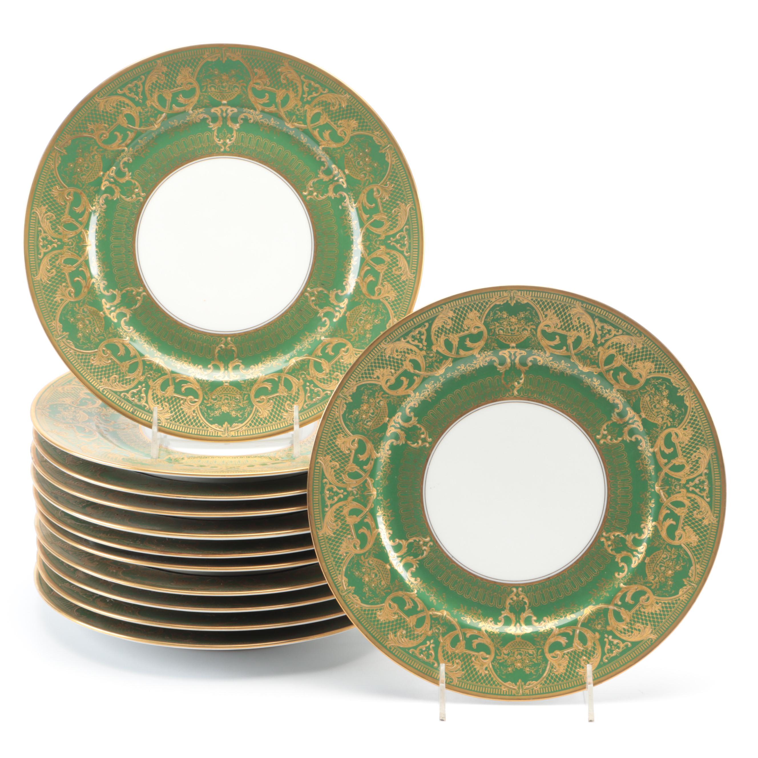 L. Bernardaud & Co. Limoges Porcelain Plates, Early 20th Century