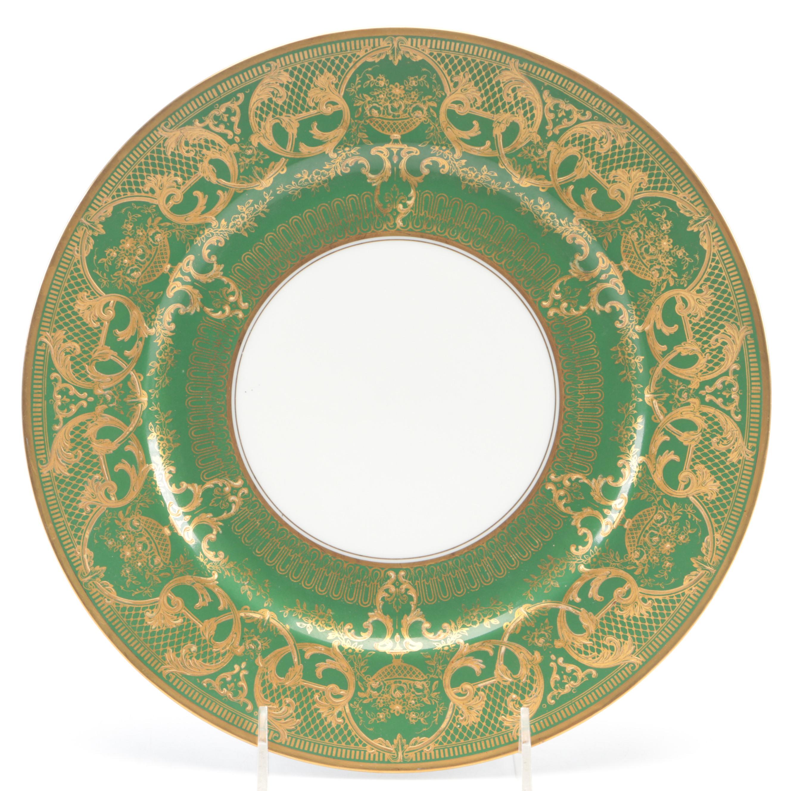 L. Bernardaud & Co. Limoges Porcelain Plates, Early 20th Century