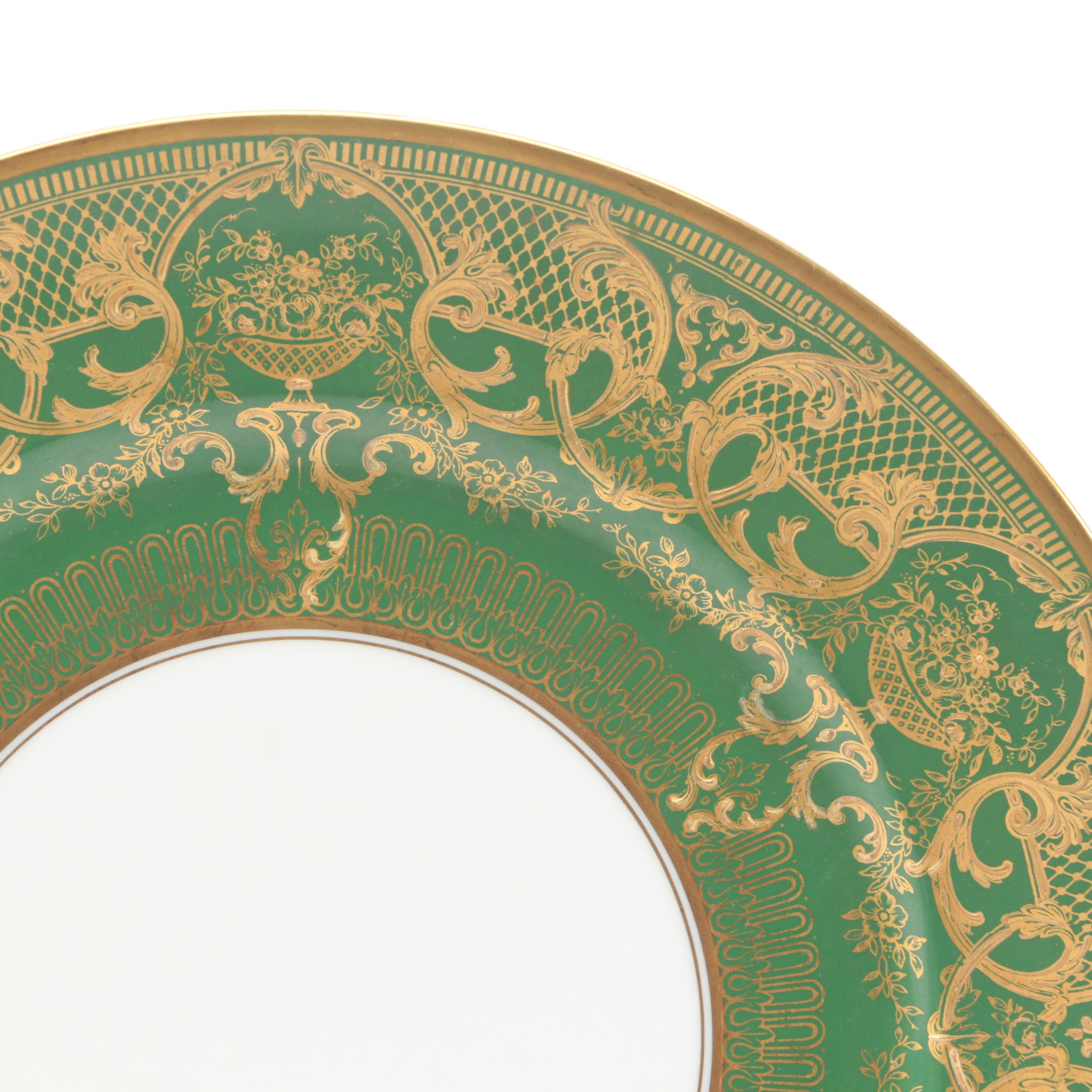 L. Bernardaud & Co. Limoges Porcelain Plates, Early 20th Century