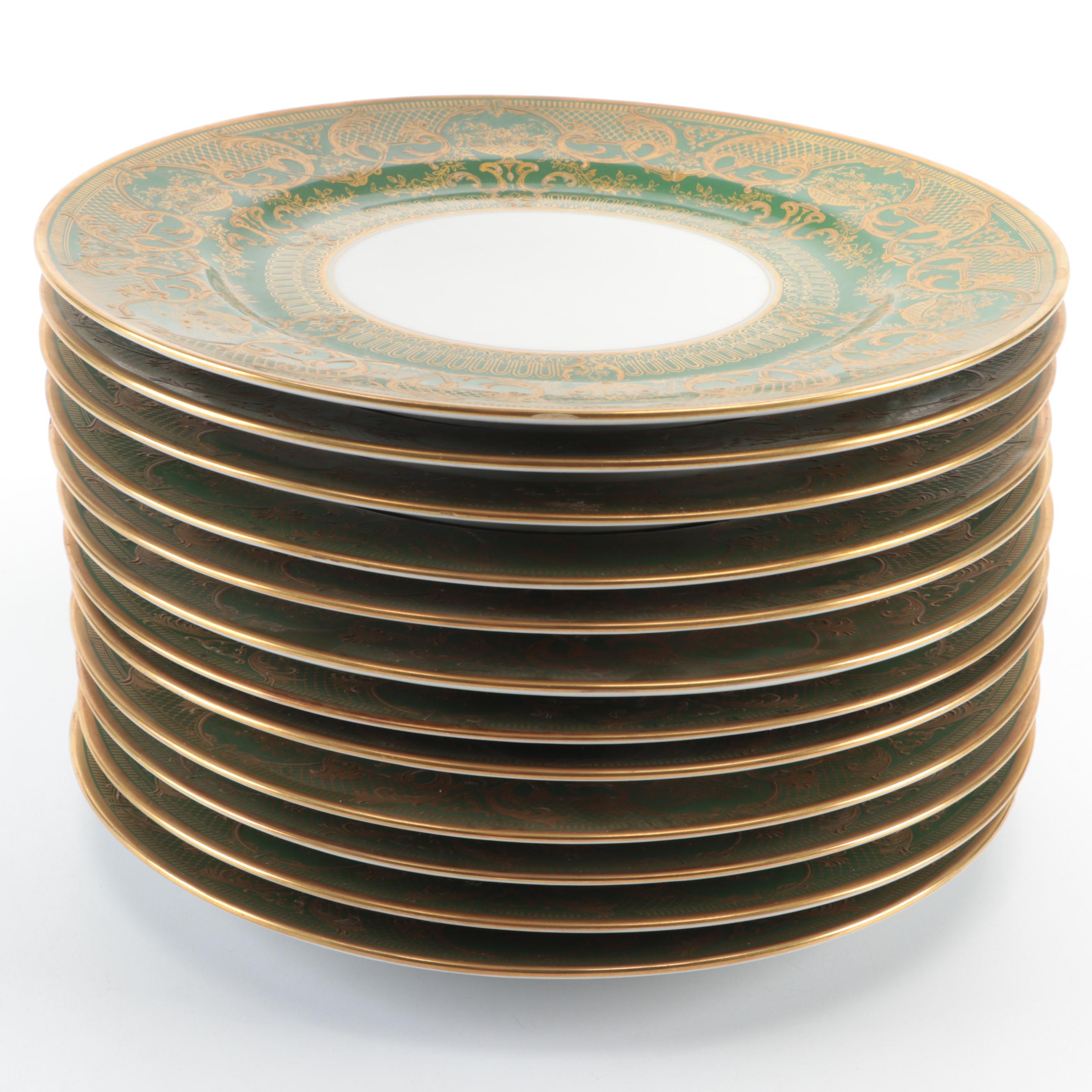 L. Bernardaud & Co. Limoges Porcelain Plates, Early 20th Century