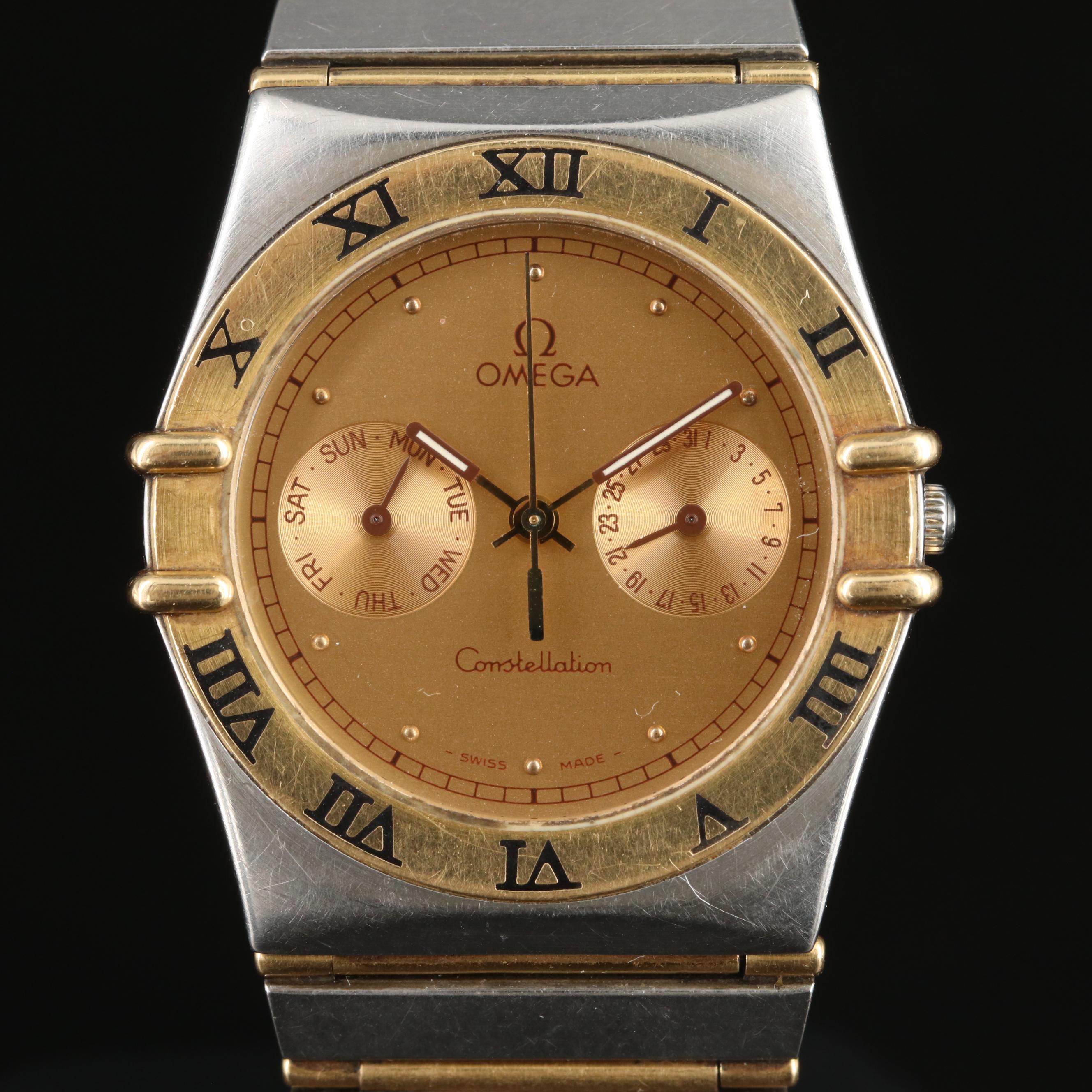 Omega Constellation Day-Date Quartz Watch