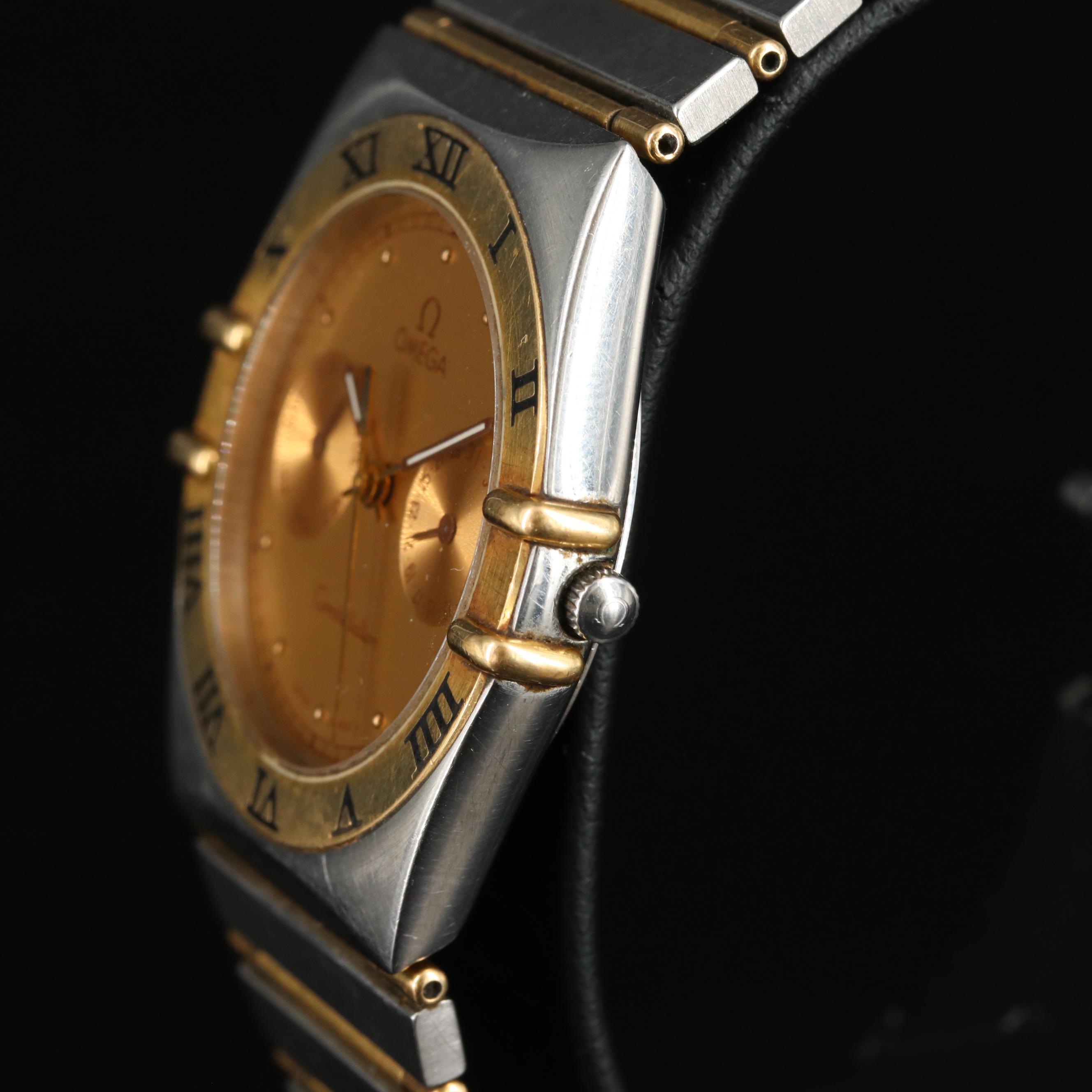 Omega Constellation Day-Date Quartz Watch