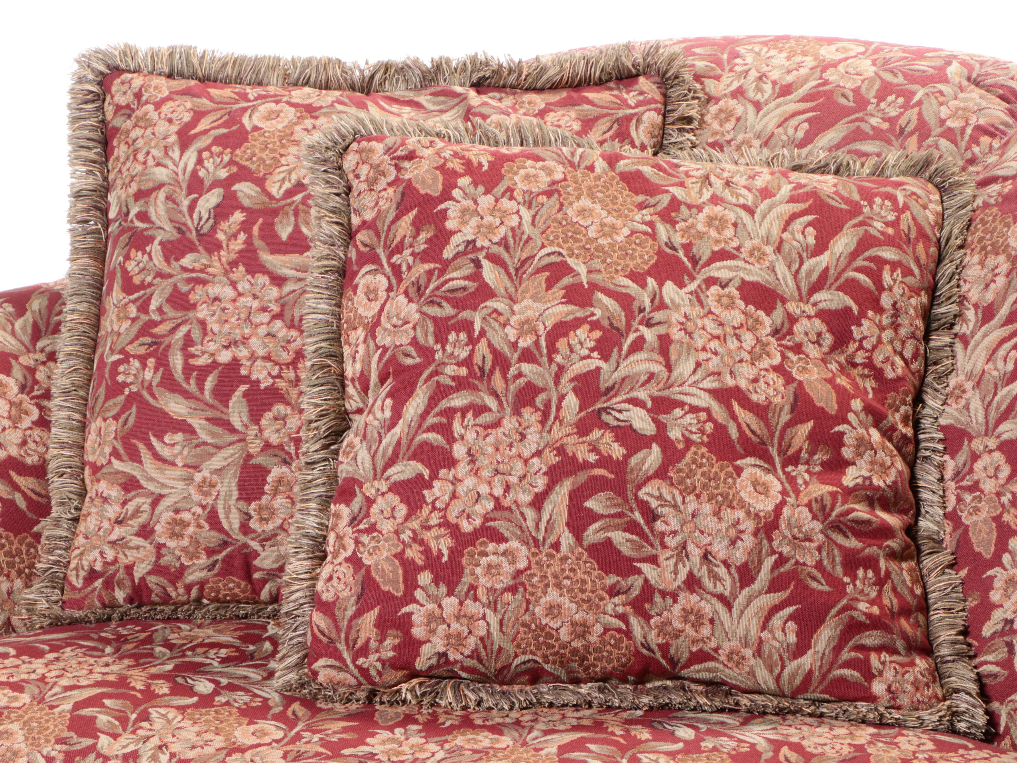 England, Inc. Maybrook Upholstered Curved Loveseat Sofa