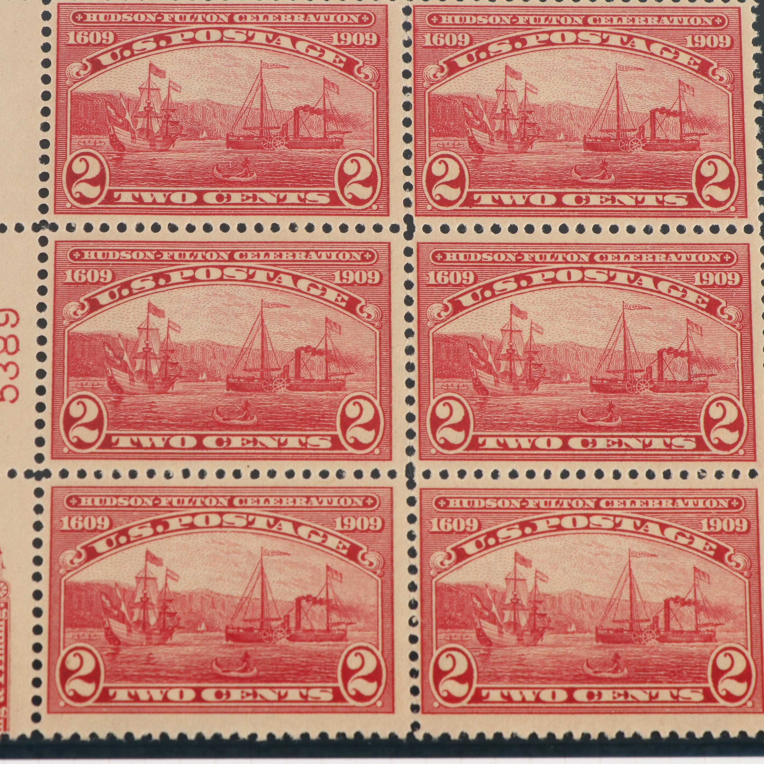 Large Album of U.S. Postage Stamp Plate Blocks, 1900s to 1970s