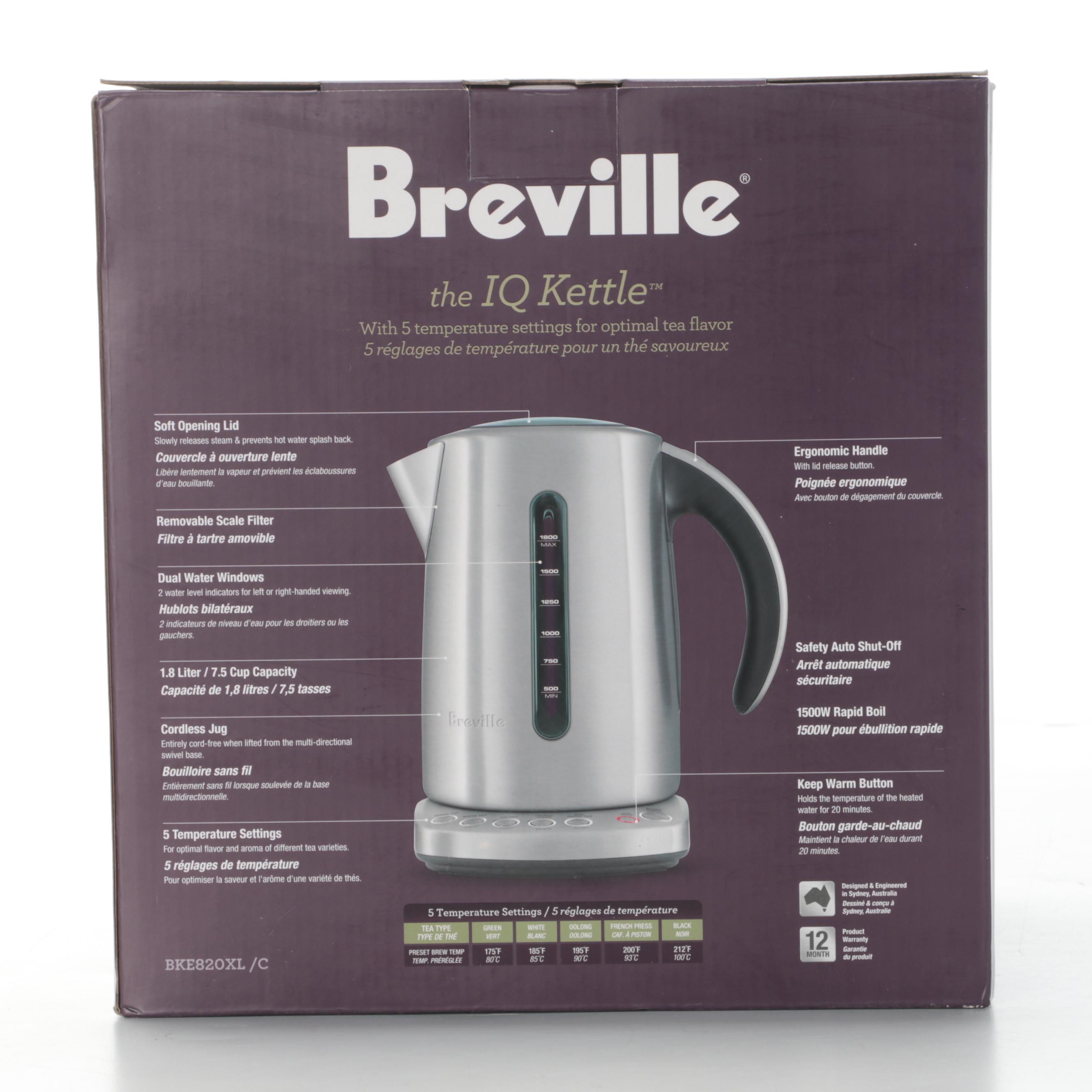 Breville Electric Kettle with Foreman Grill and Panni Press Everything But The House
