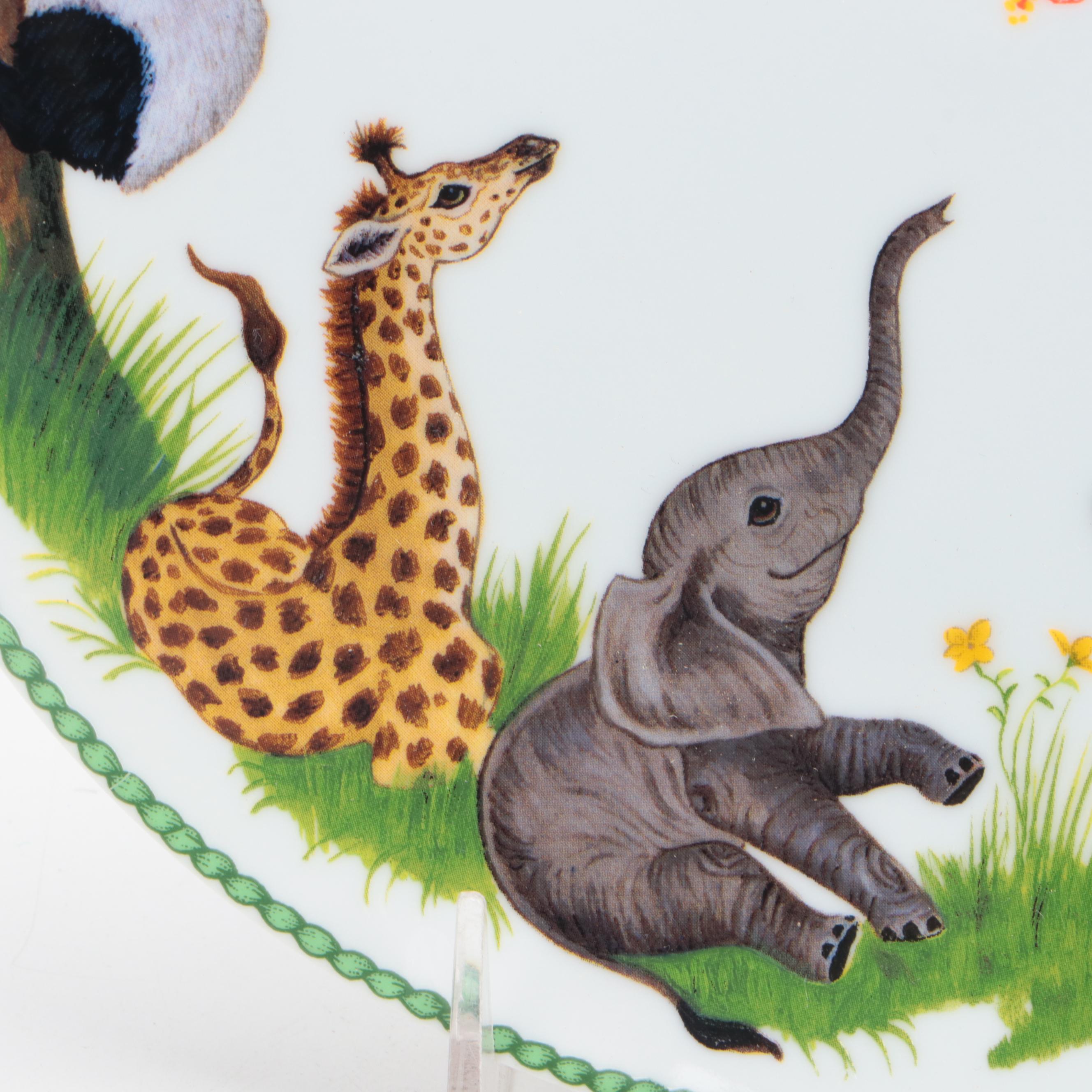 Lynn Chase Designs "Jungle Party" Porcelain Children's Dinnerware