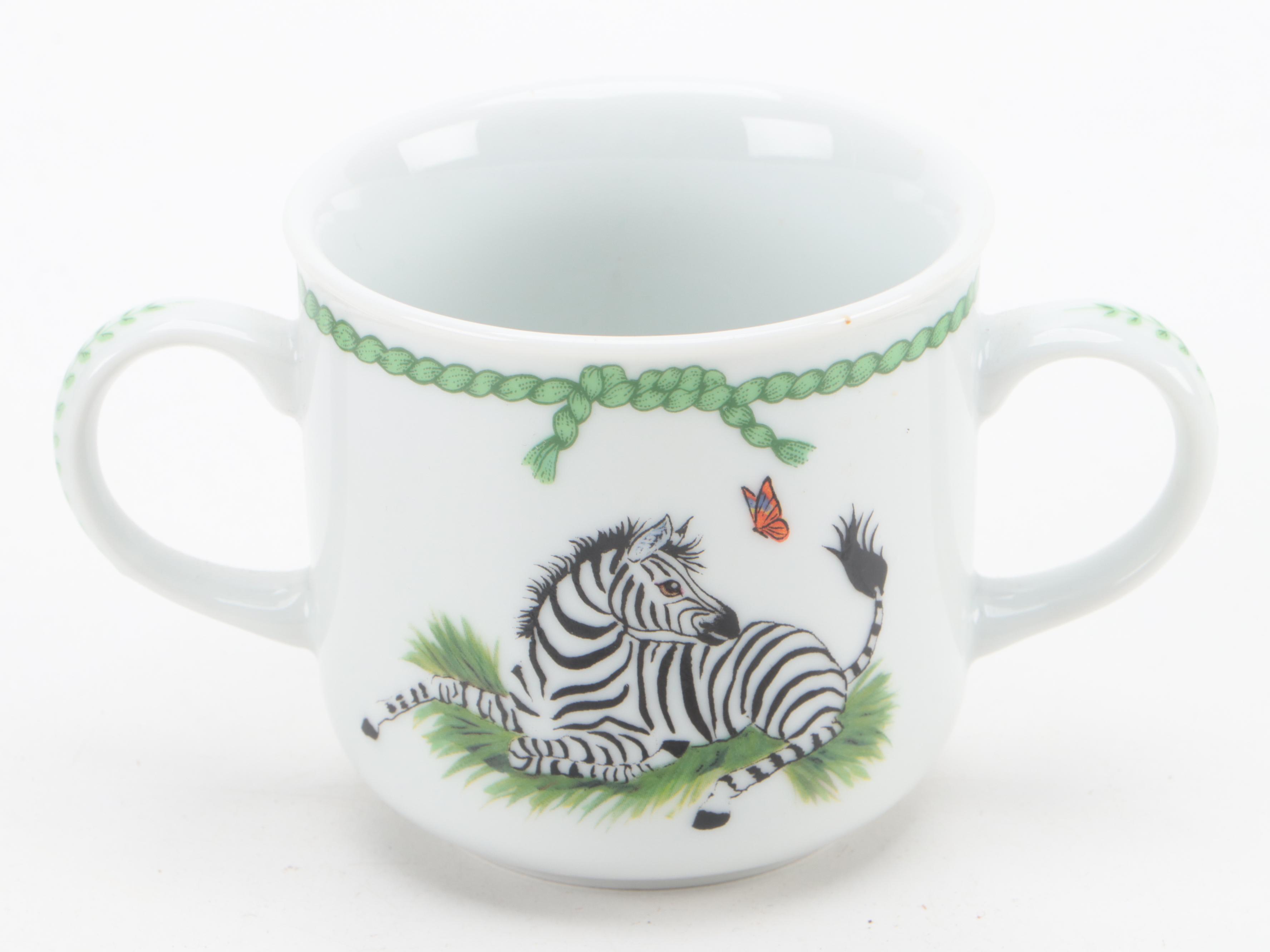 Lynn Chase Designs "Jungle Party" Porcelain Children's Dinnerware