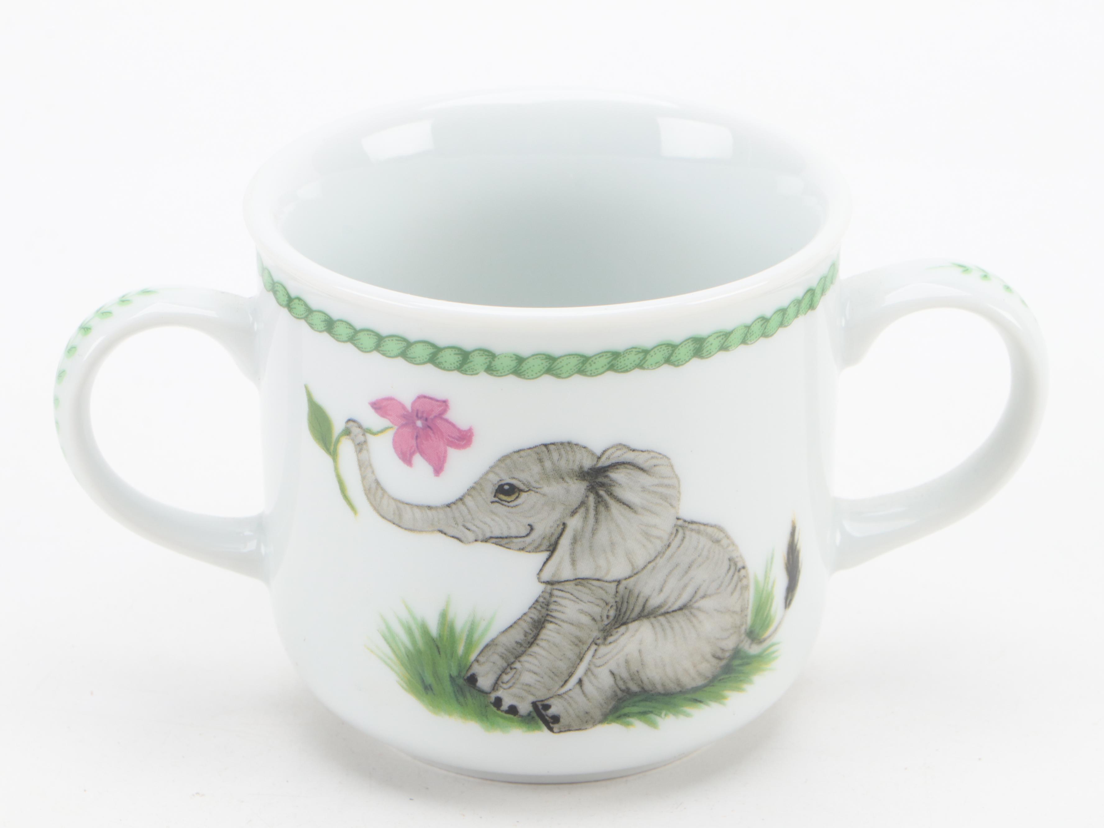 Lynn Chase Designs "Jungle Party" Porcelain Children's Dinnerware