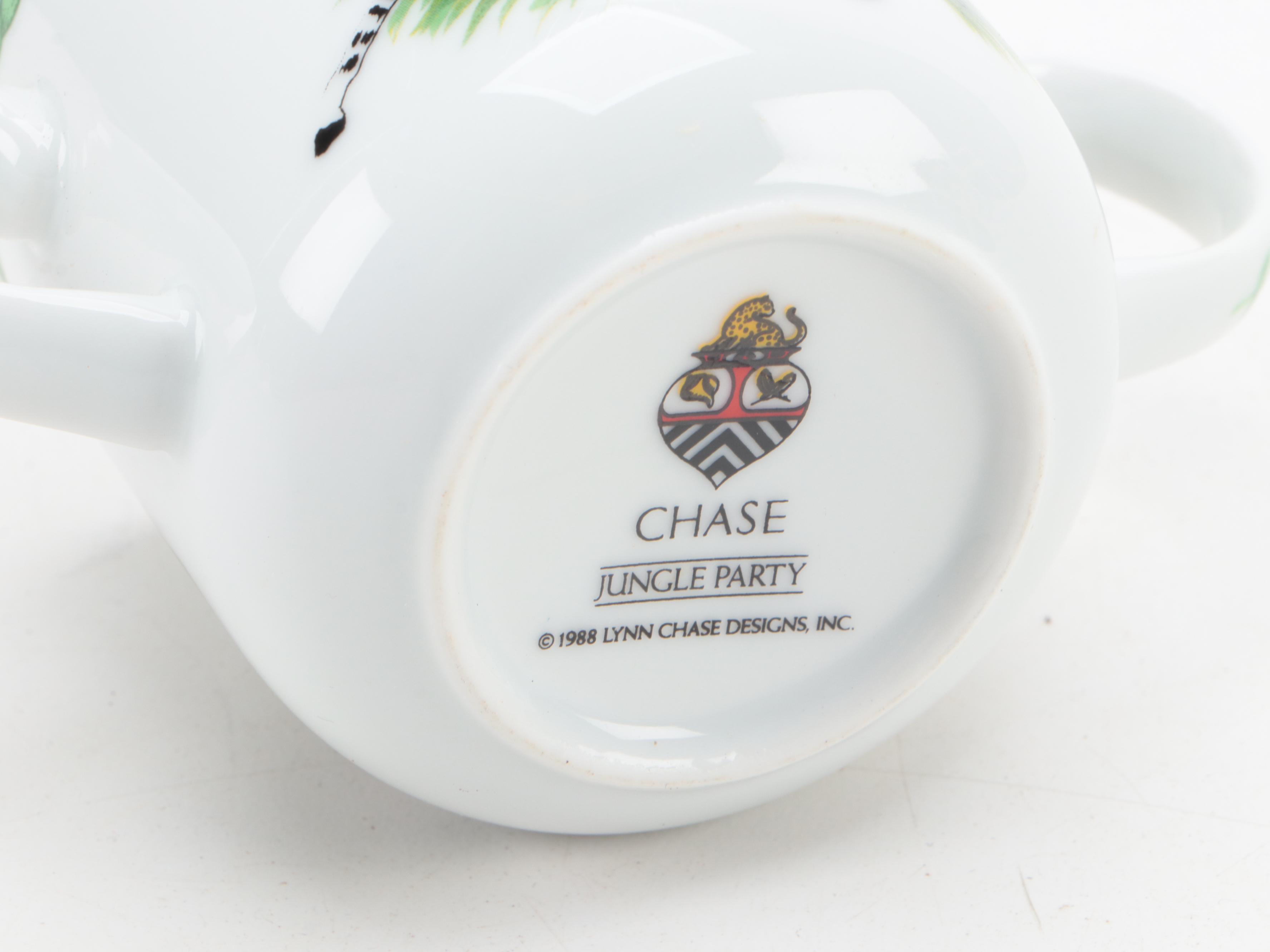 Lynn Chase Designs "Jungle Party" Porcelain Children's Dinnerware