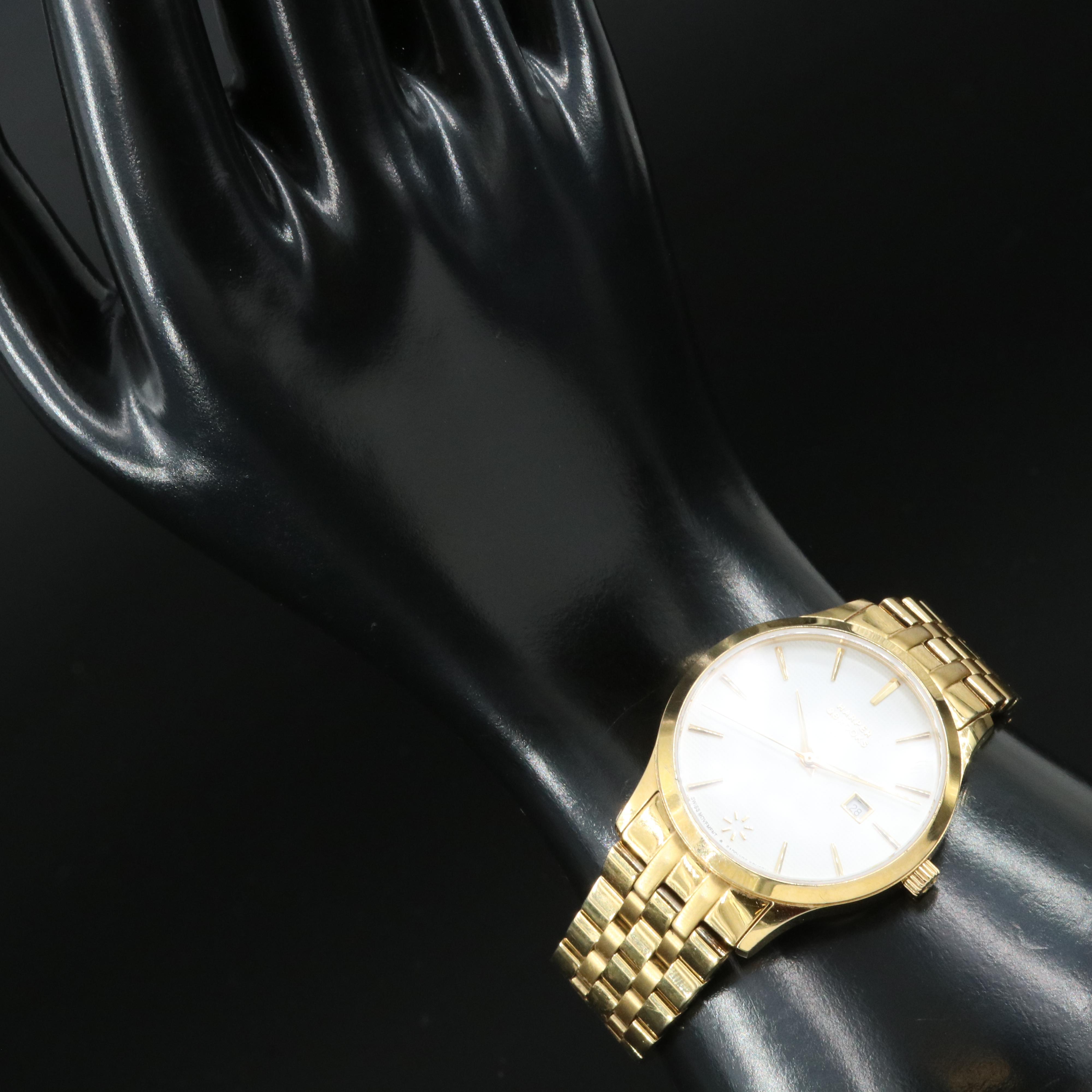 Harper and Brooks Aurora Stainless Steel Quartz Watch