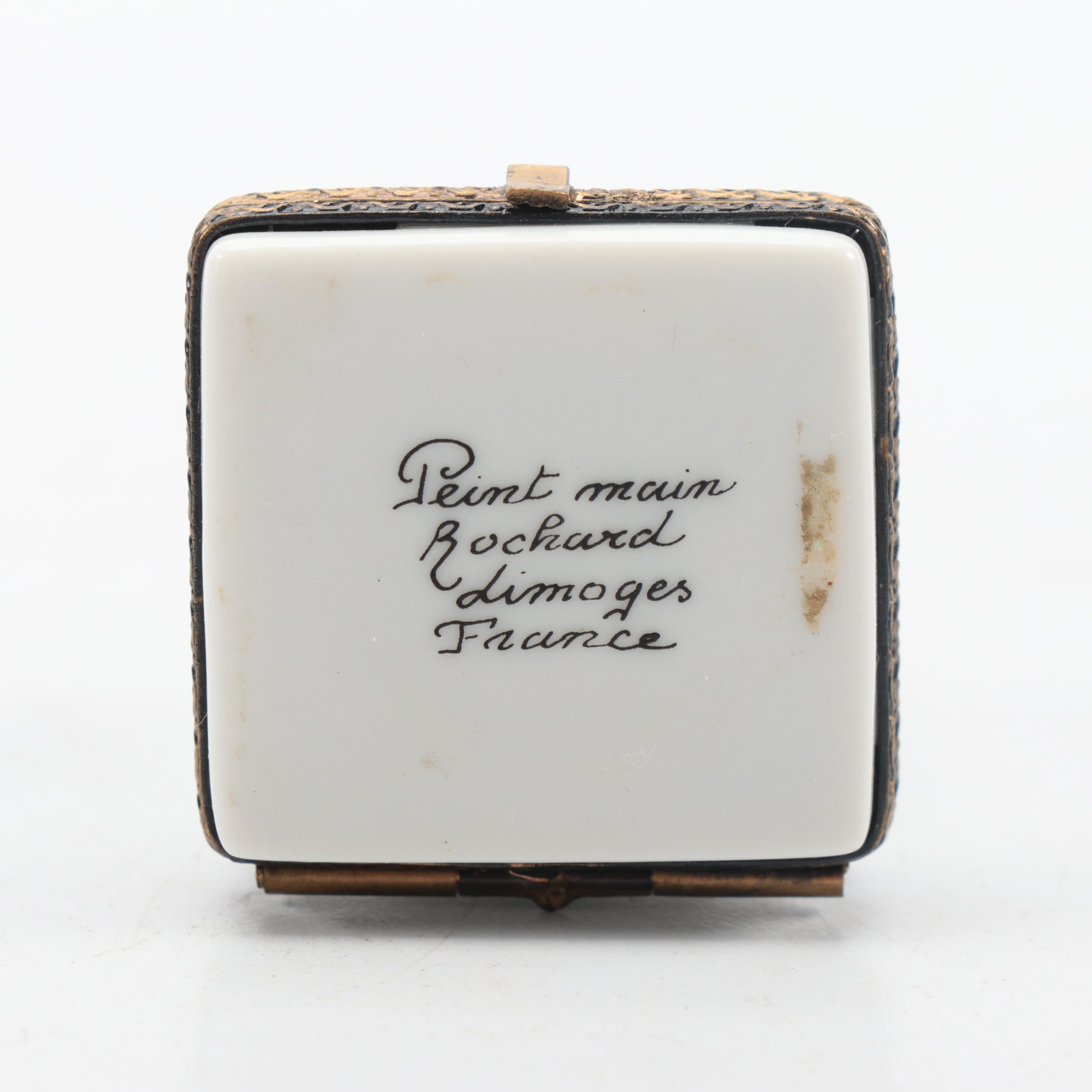 Rochard Porcelain Limoges Boxes