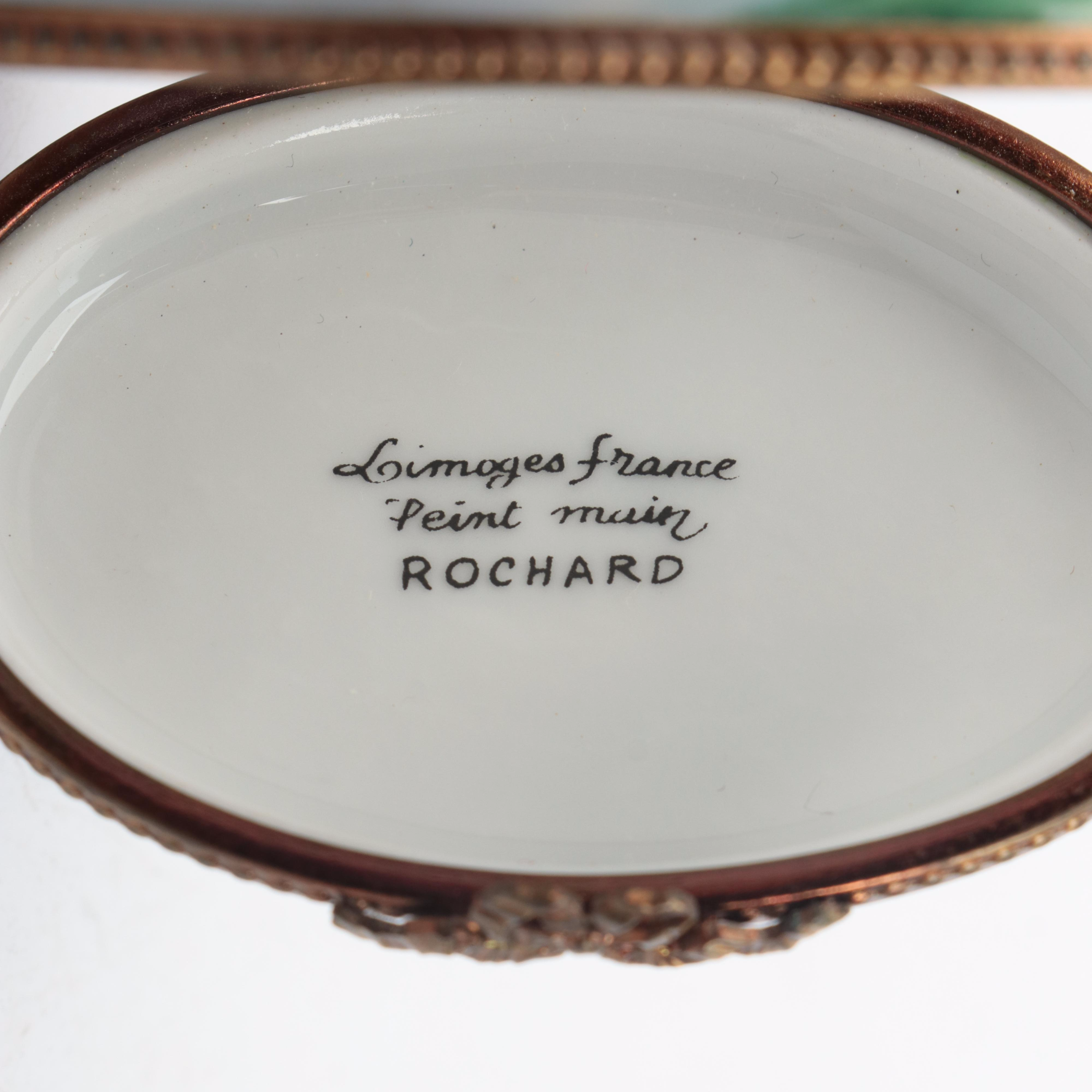 Rochard Porcelain Limoges Boxes