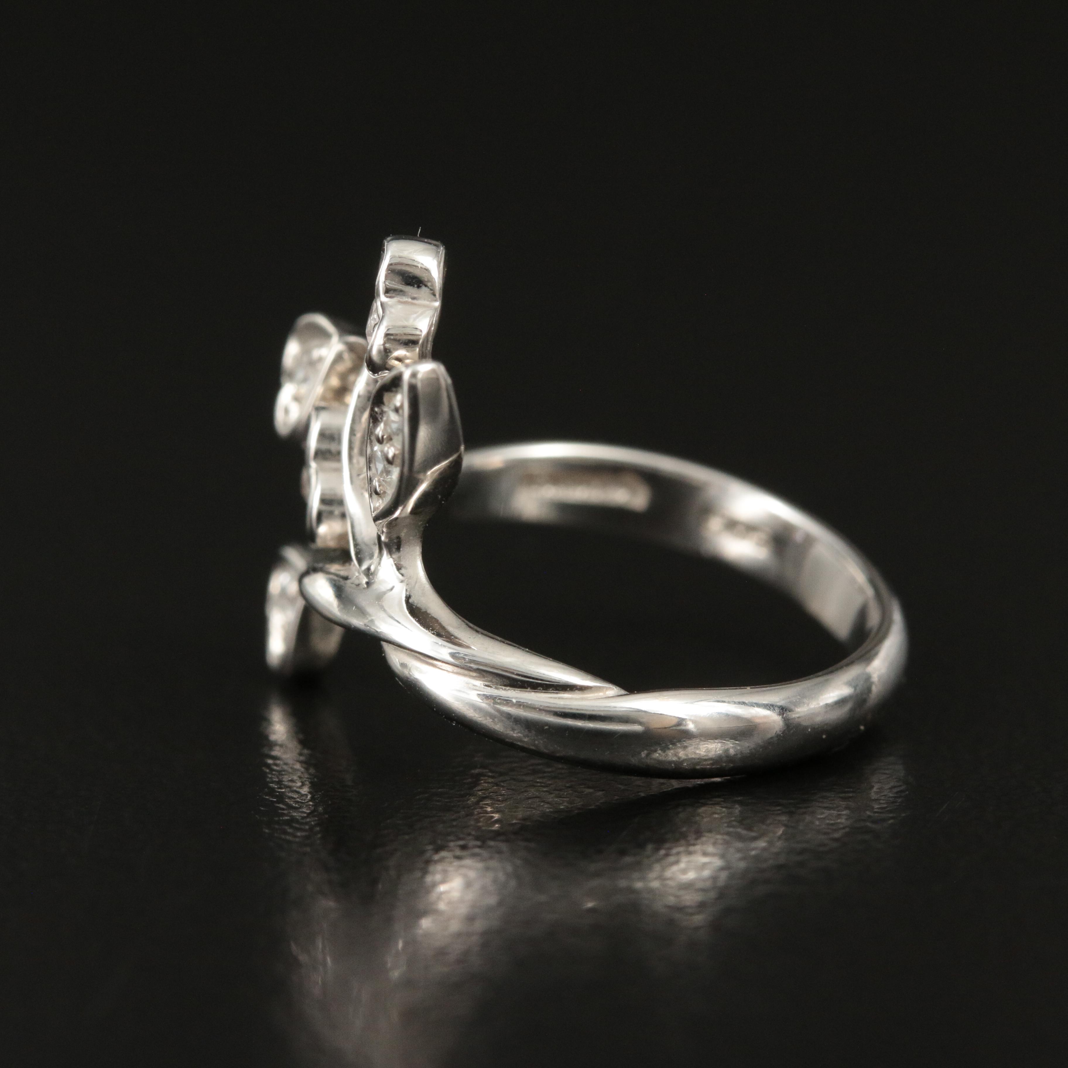 Metropolitan Museum of Art 14K Russian Imperial Heart Spray Replica Ring