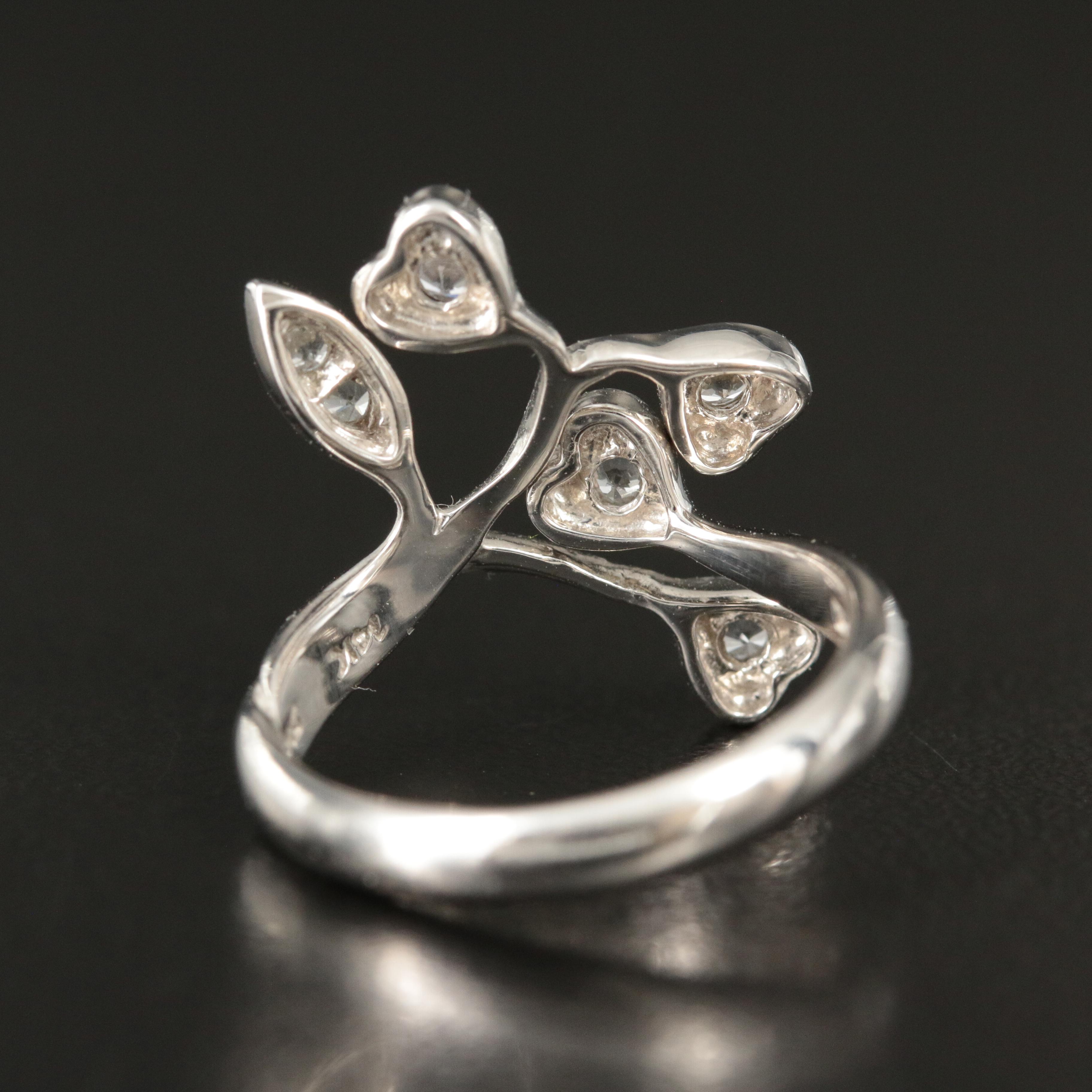 Metropolitan Museum of Art 14K Russian Imperial Heart Spray Replica Ring