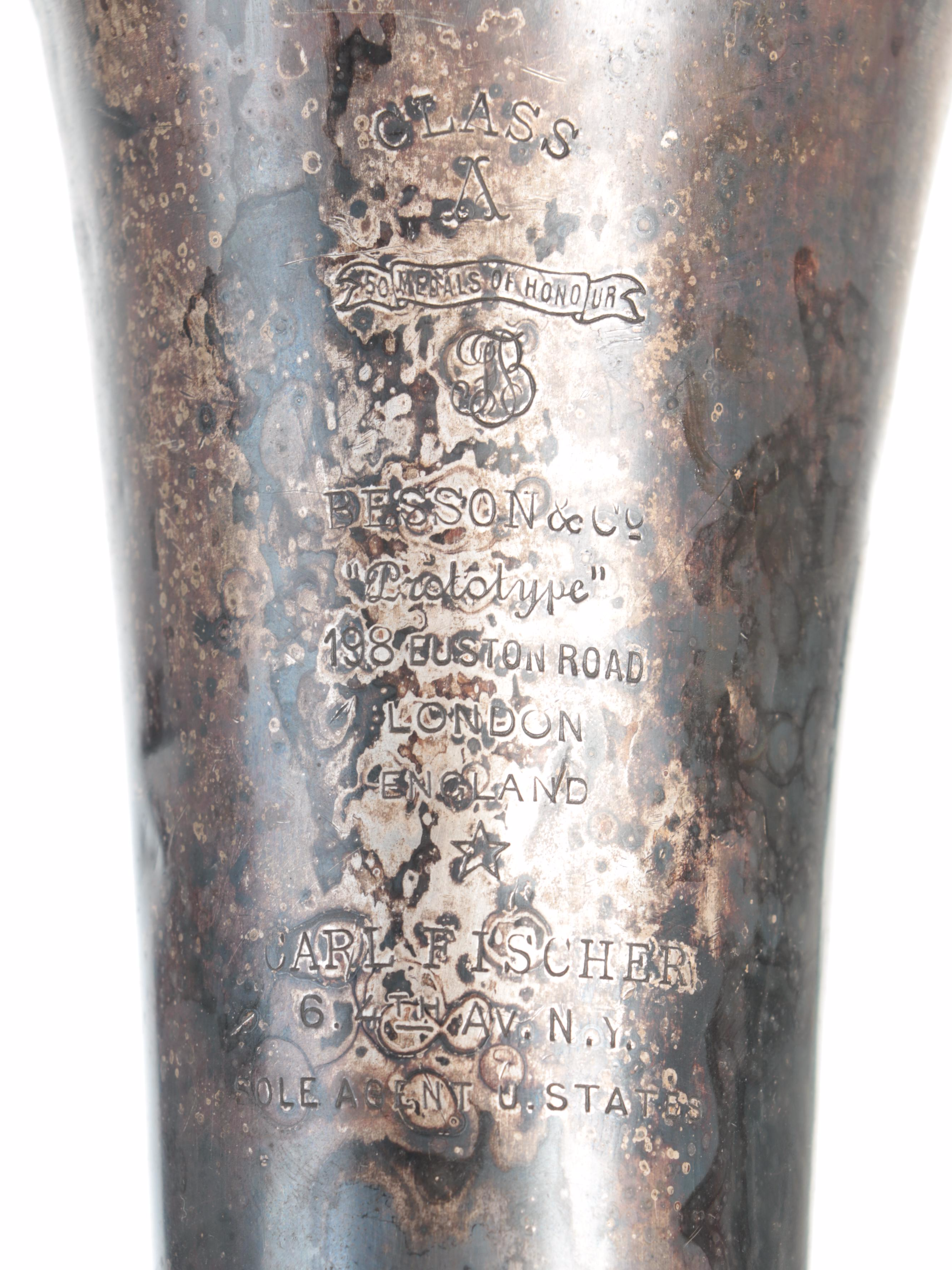 Besson & Co. London Listotype Eb Alto Horn, circa 1914